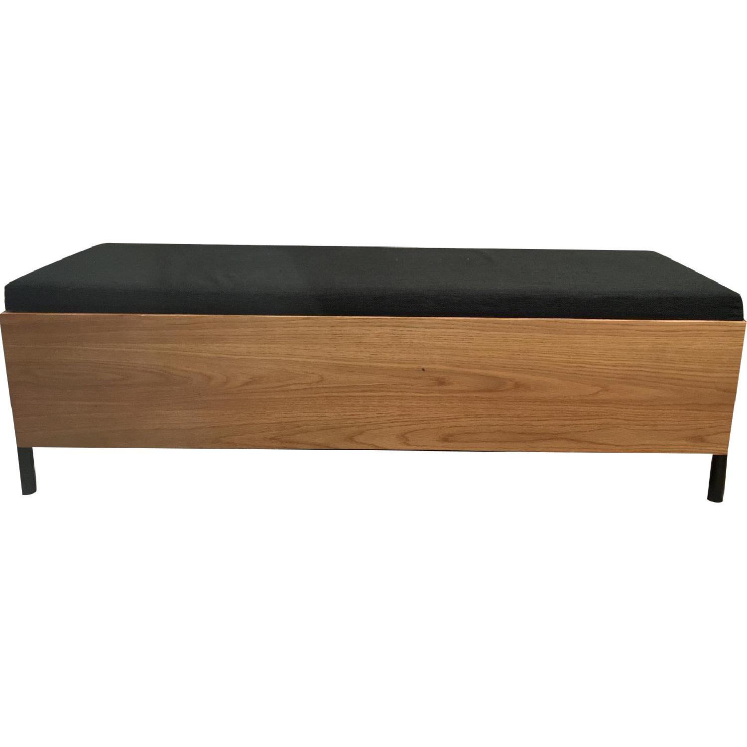 cb2 shoe bench