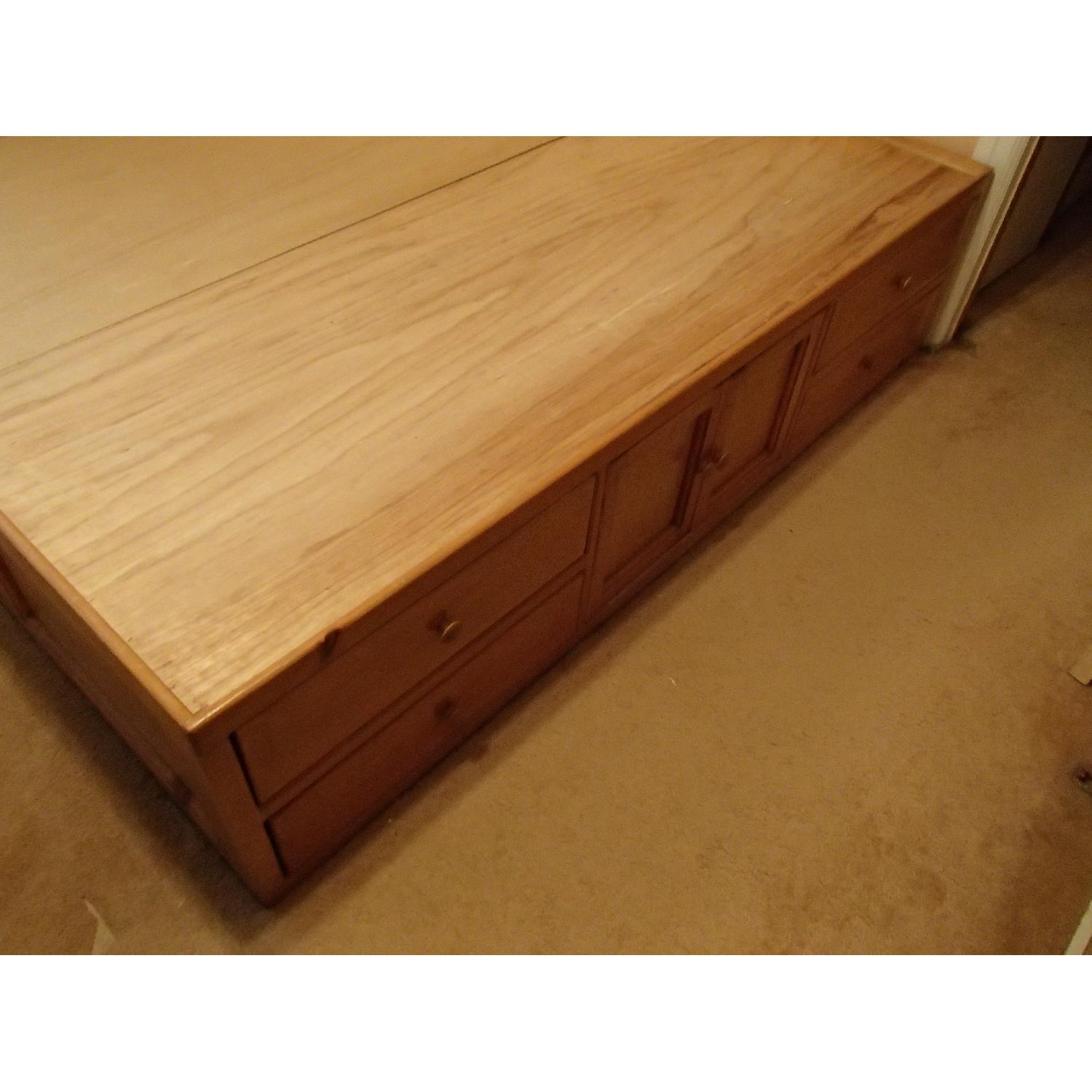 Storage Queen Size Bed Frame - image-1