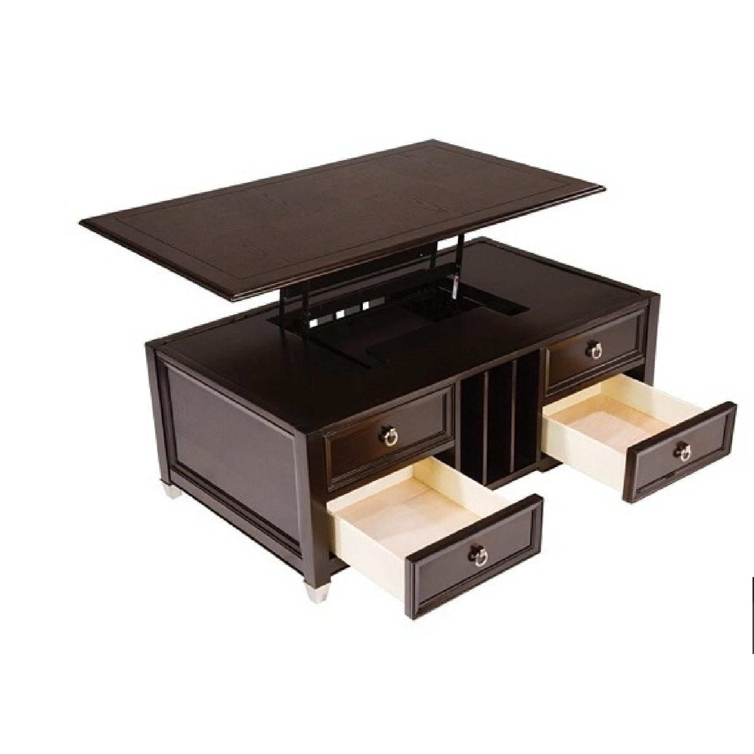 Raymour & Flanigan Lift Top Coffee Table AptDeco