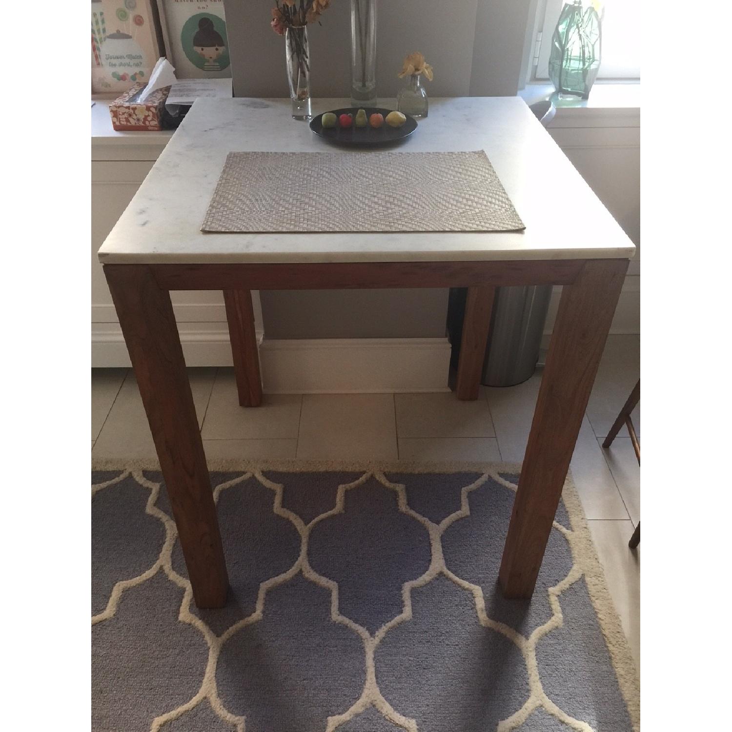 CB2 Palate Marble Counter Table - image-1