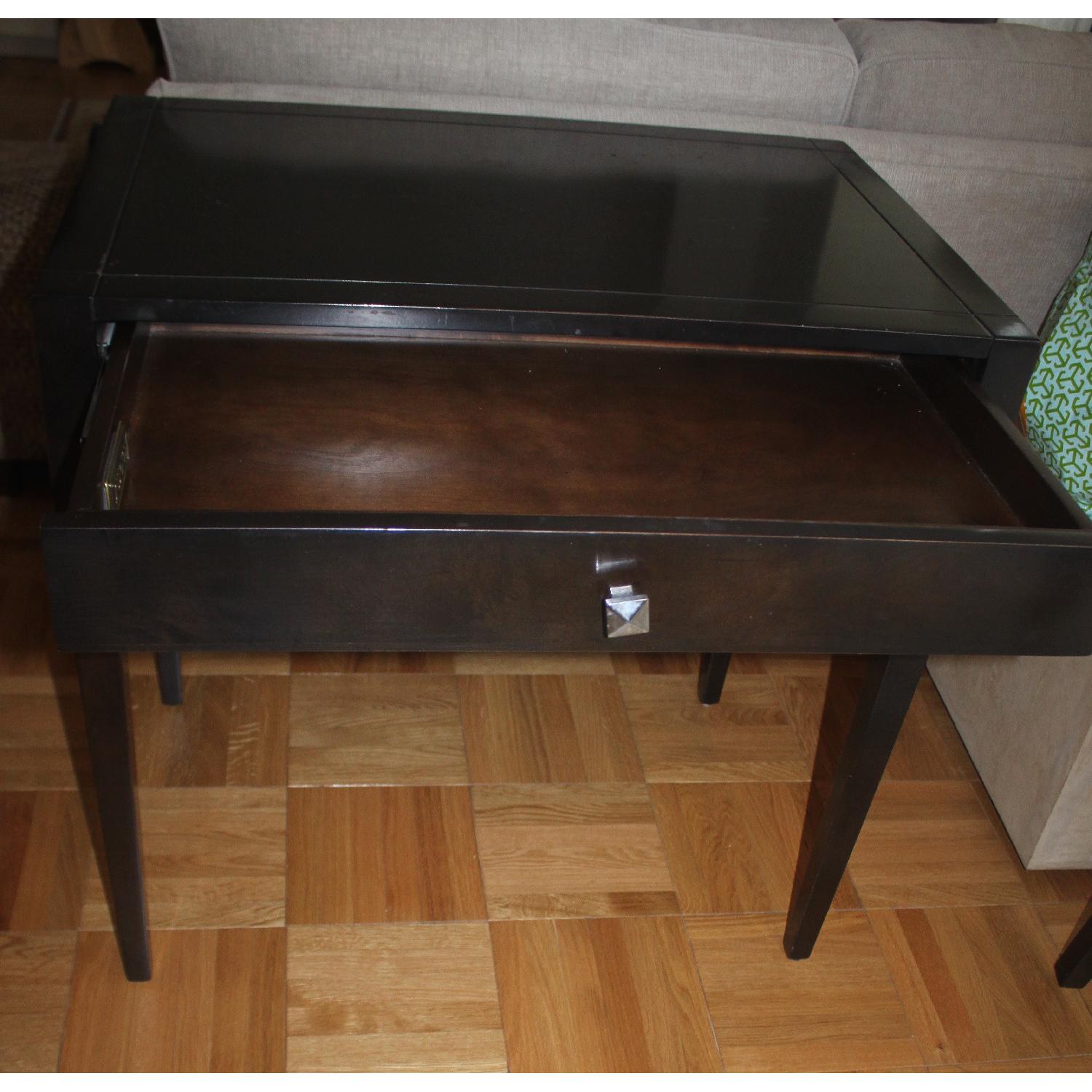 Swaim Lacquered Wood Desk - image-5