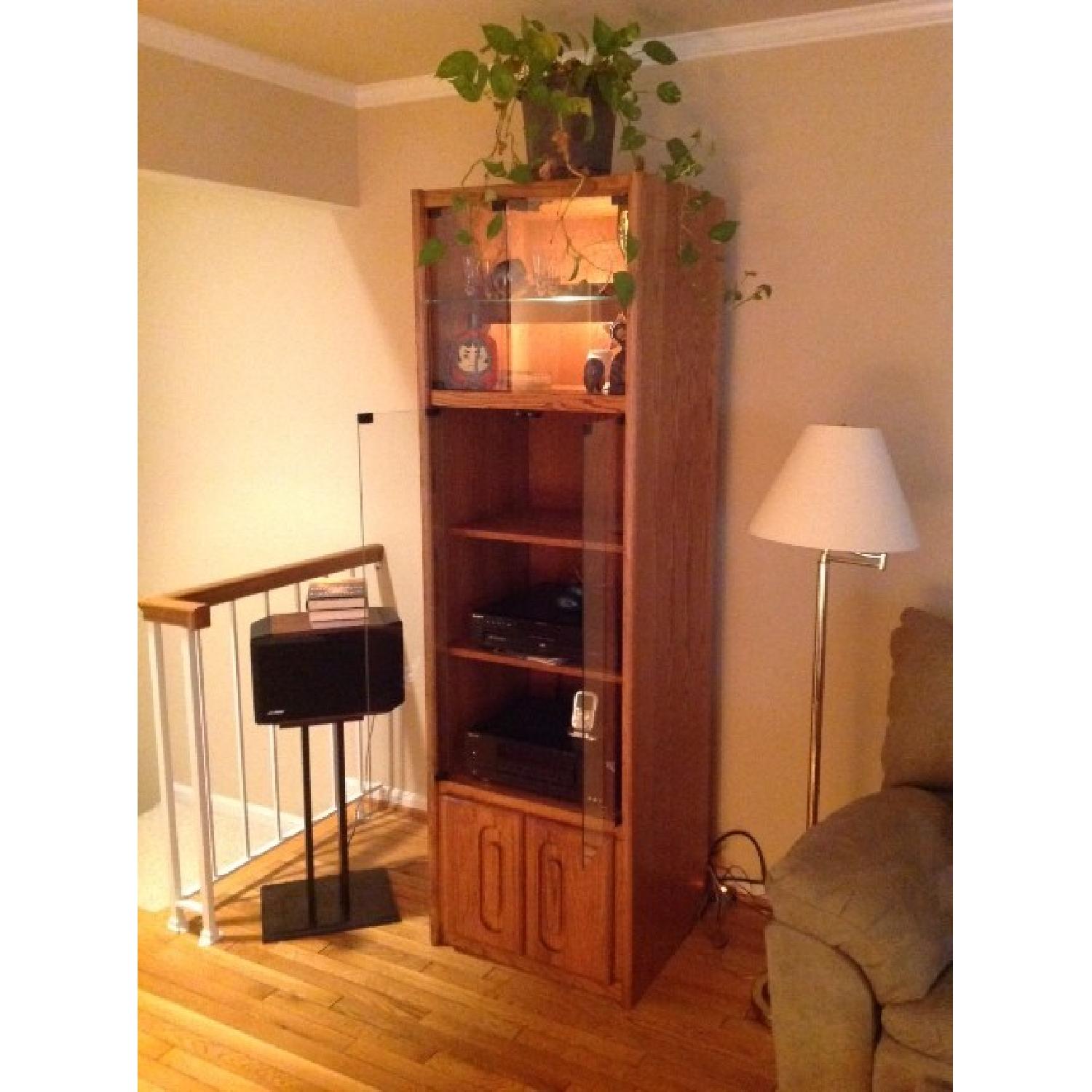 Backlit Shelf Unit/Bookshelf - Pair - image-2