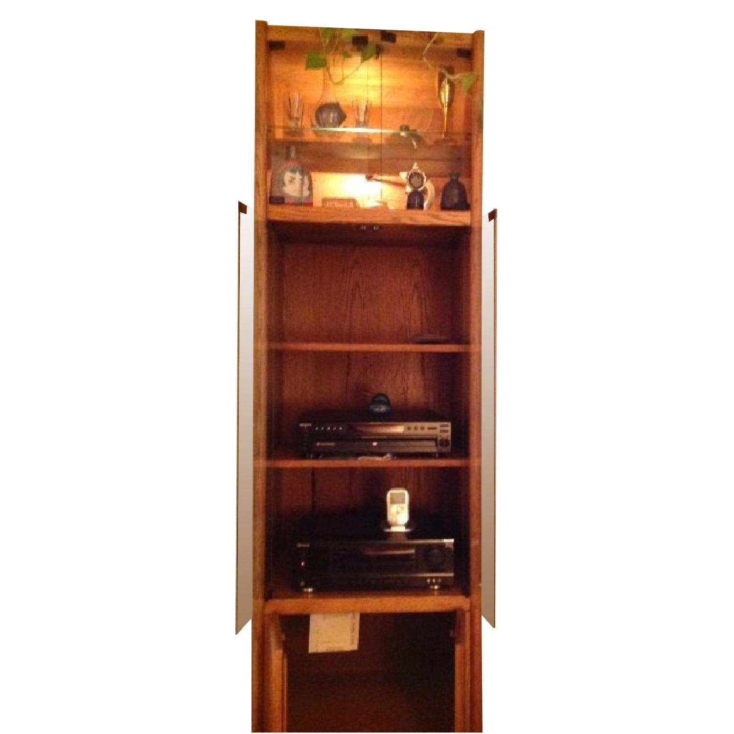 Backlit Shelf Unit/Bookshelf - Pair - image-0