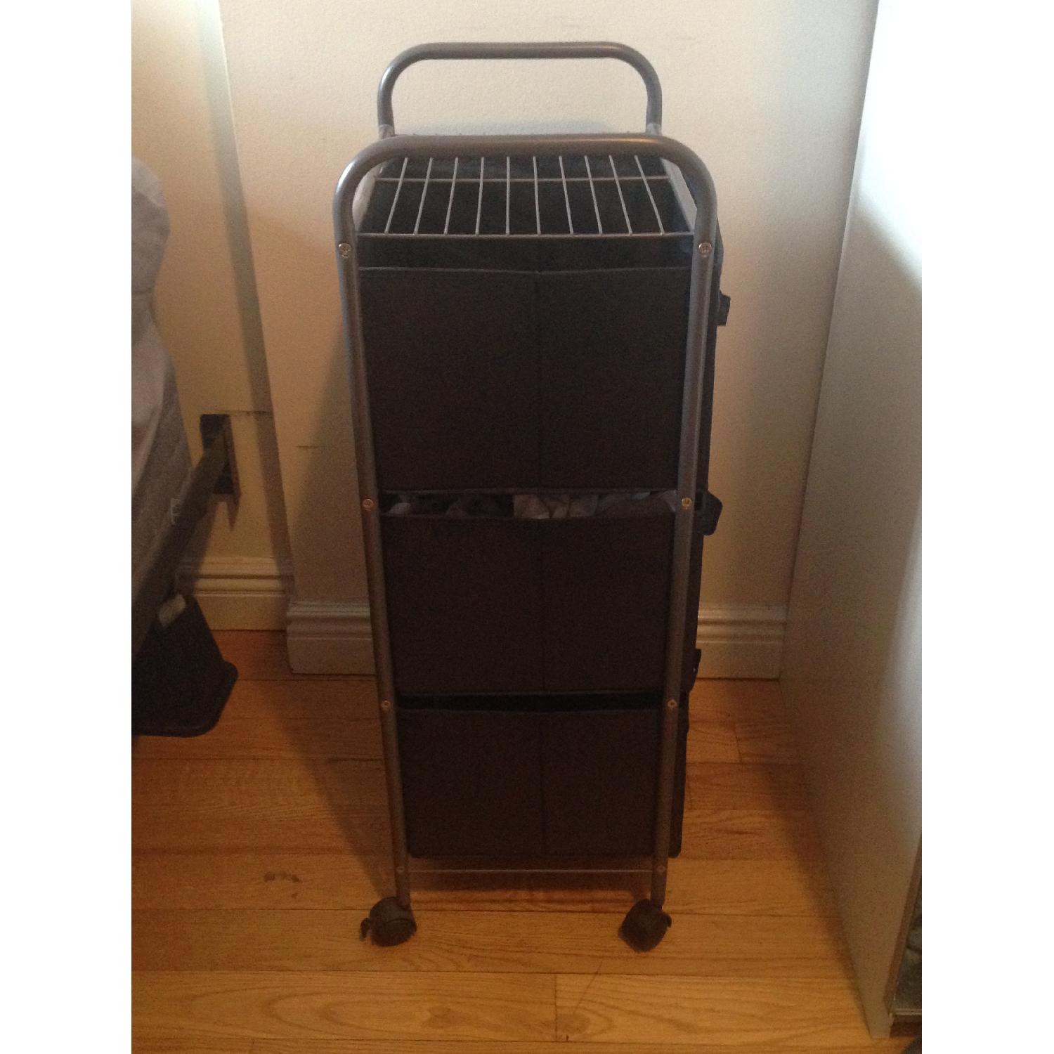 Bed Bath & Beyond 3-Drawer Rolling Fabric Cart - image-4