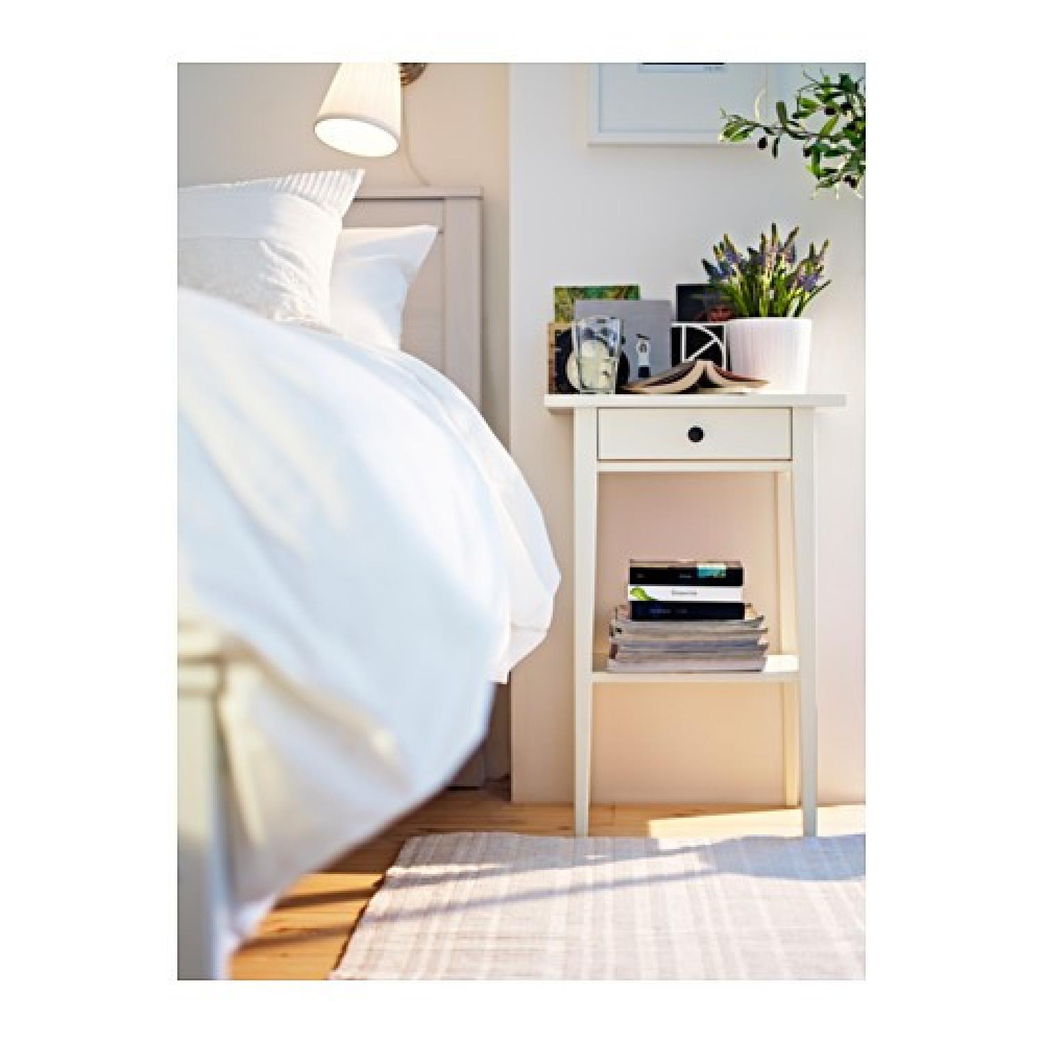 Ikea Hemnes White Nightstand - image-2