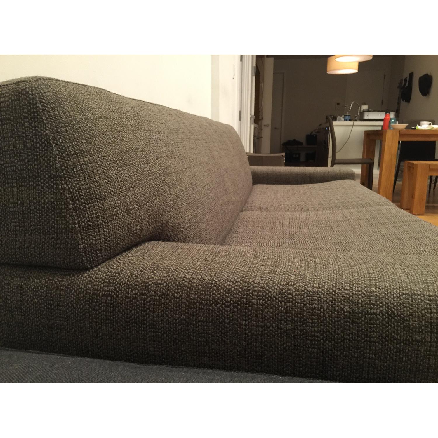 Crate & Barrel Steele Gray Sofa - image-6