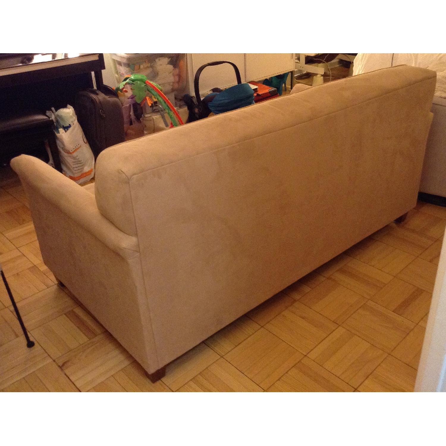 JC Penney Microfiber Apartment/Full Size Sleeper Sofa - image-4