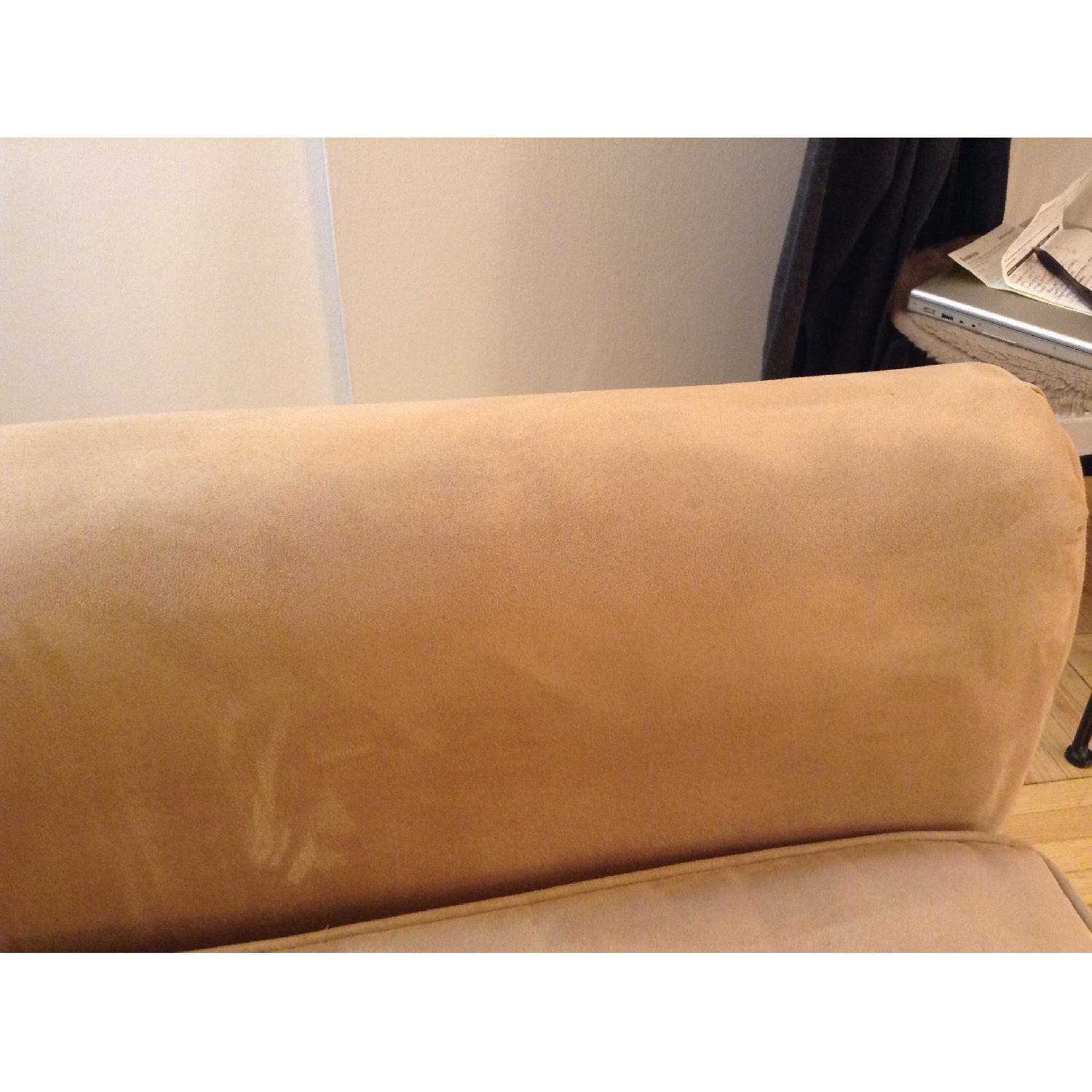 JC Penney Microfiber Apartment/Full Size Sleeper Sofa - image-7