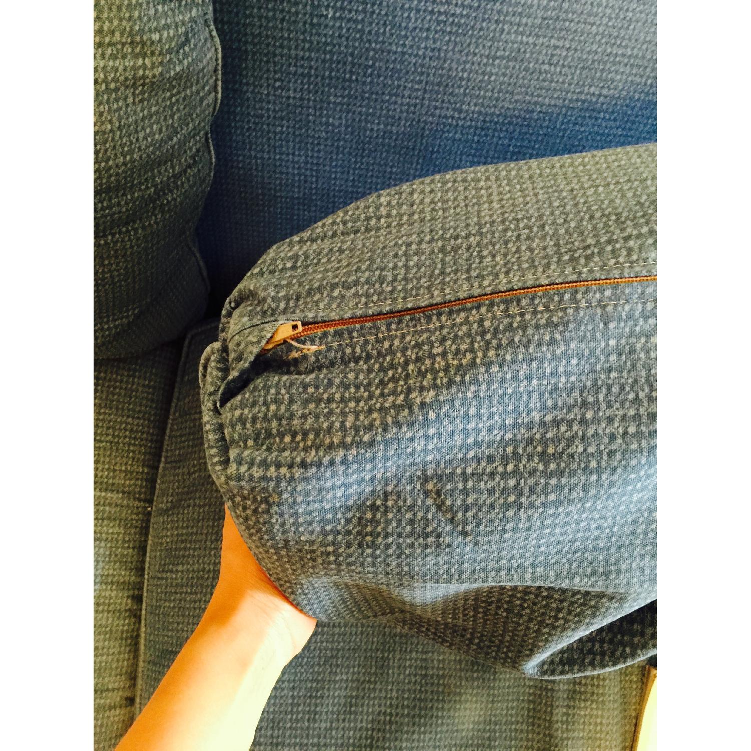 Ethan Allen Blue Couch - image-3