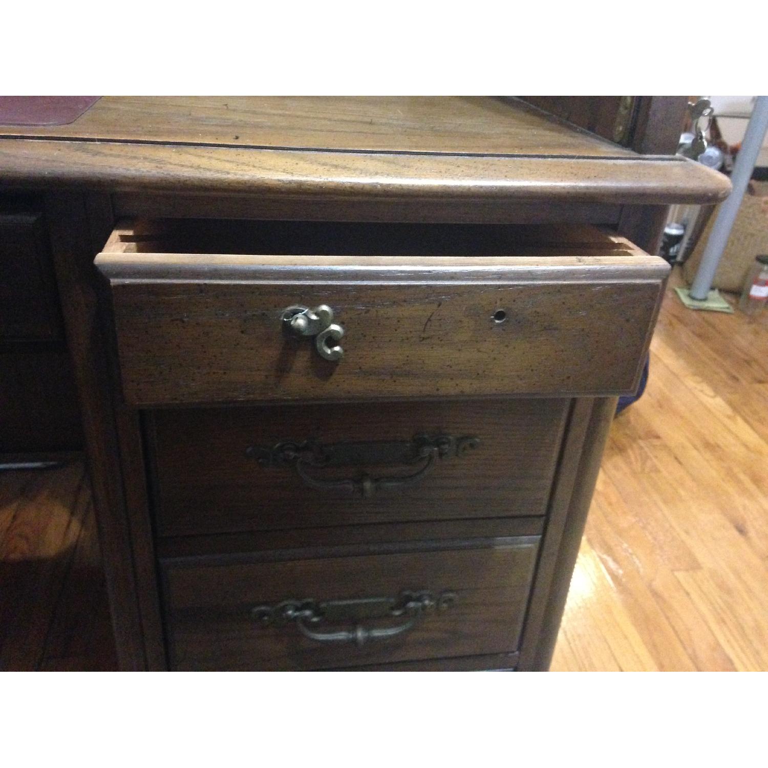 Antique Wooden Rolltop Desk For Sale On Aptdeco