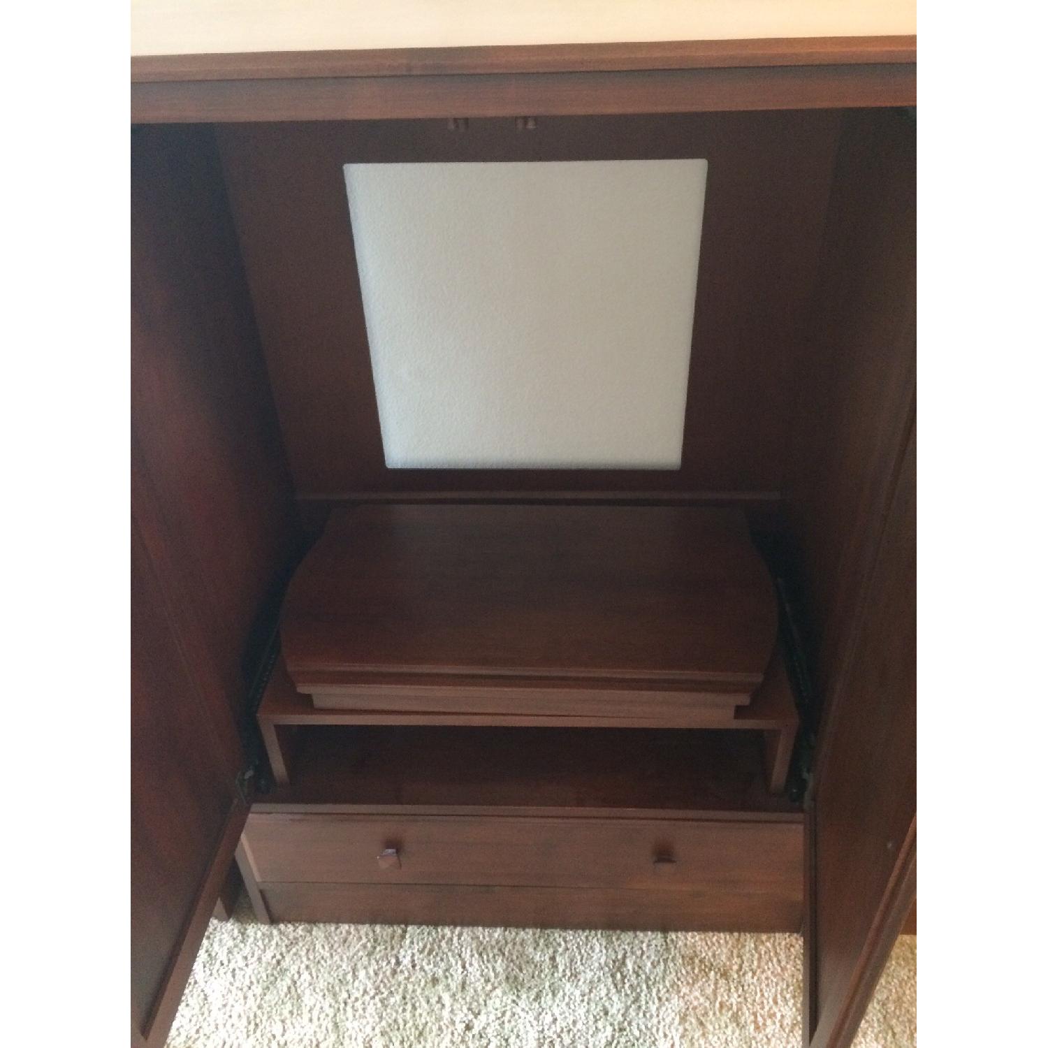 Ethan Allen TV Storage with Pocket Doors - image-4