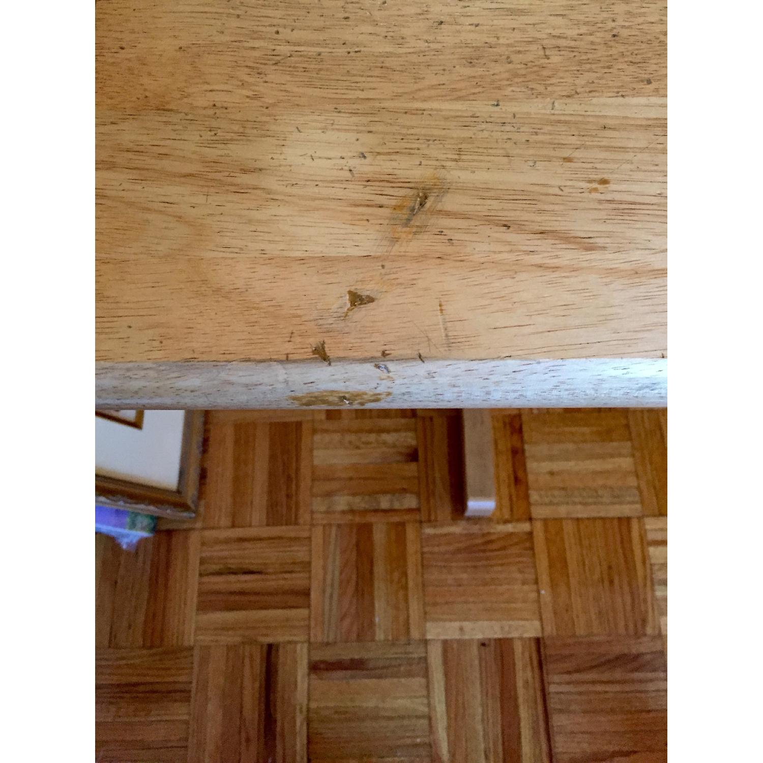 Pier 1 Solid Wood Dining Table w/ 4 Chairs - image-3