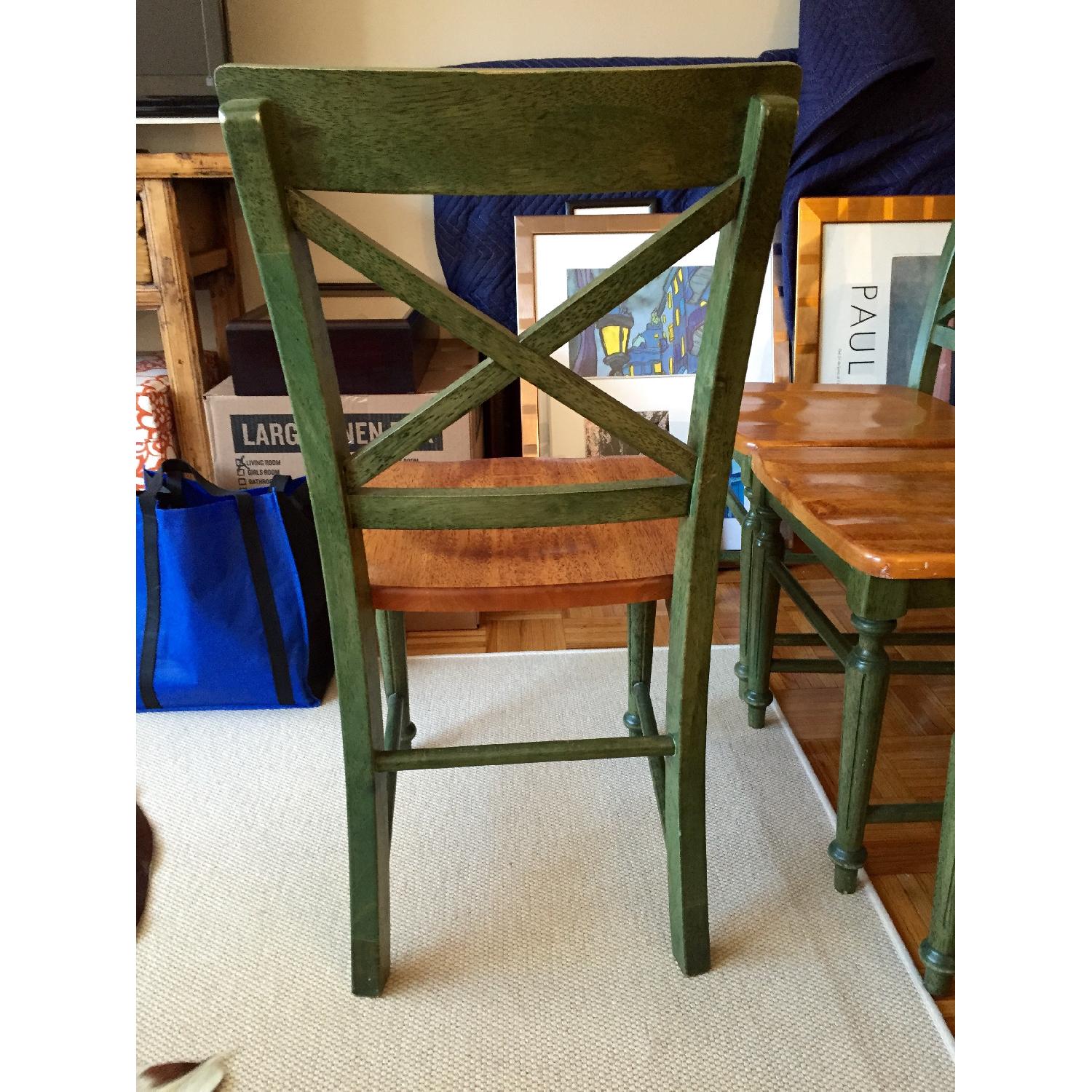 Pier 1 Solid Wood Dining Table w/ 4 Chairs - image-6