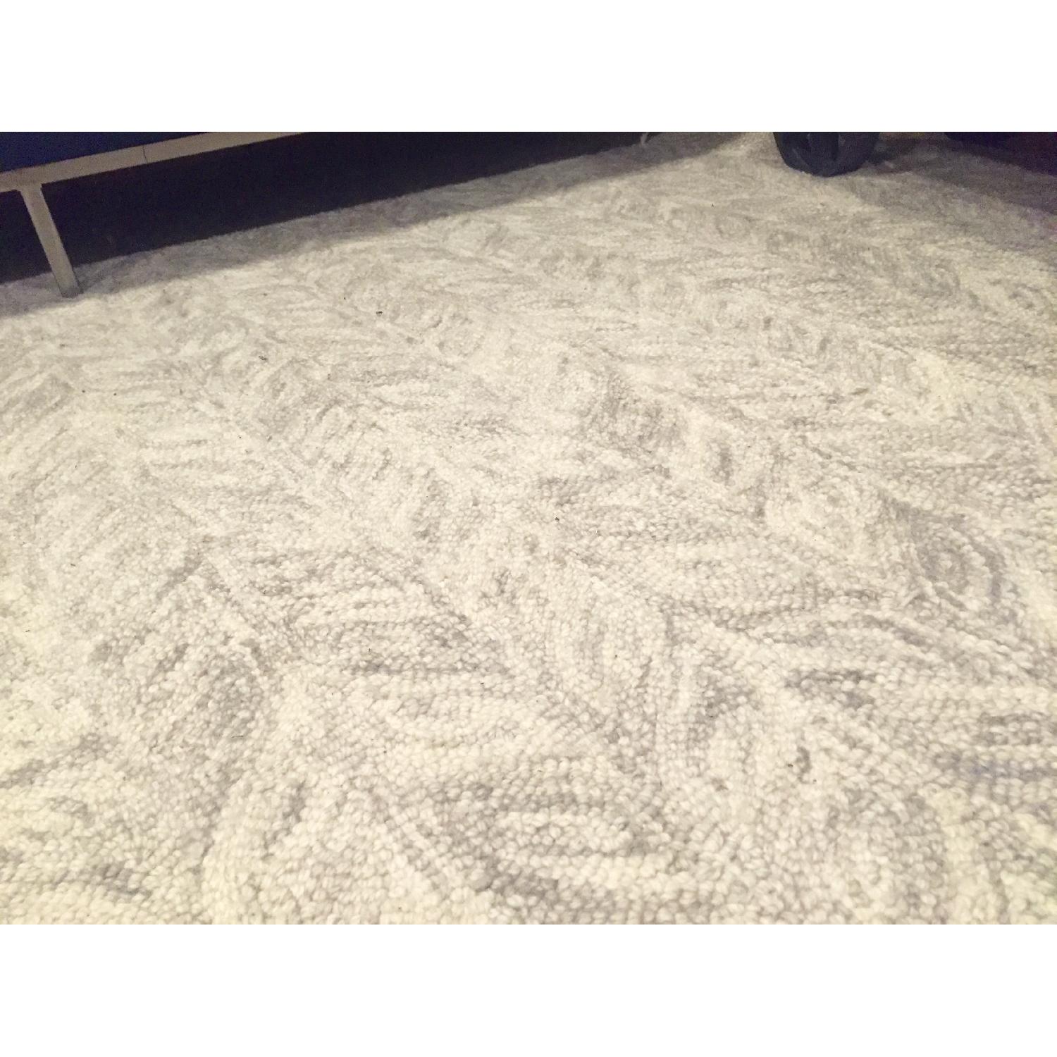 West Elm Vines Round Wool Rug - image-3