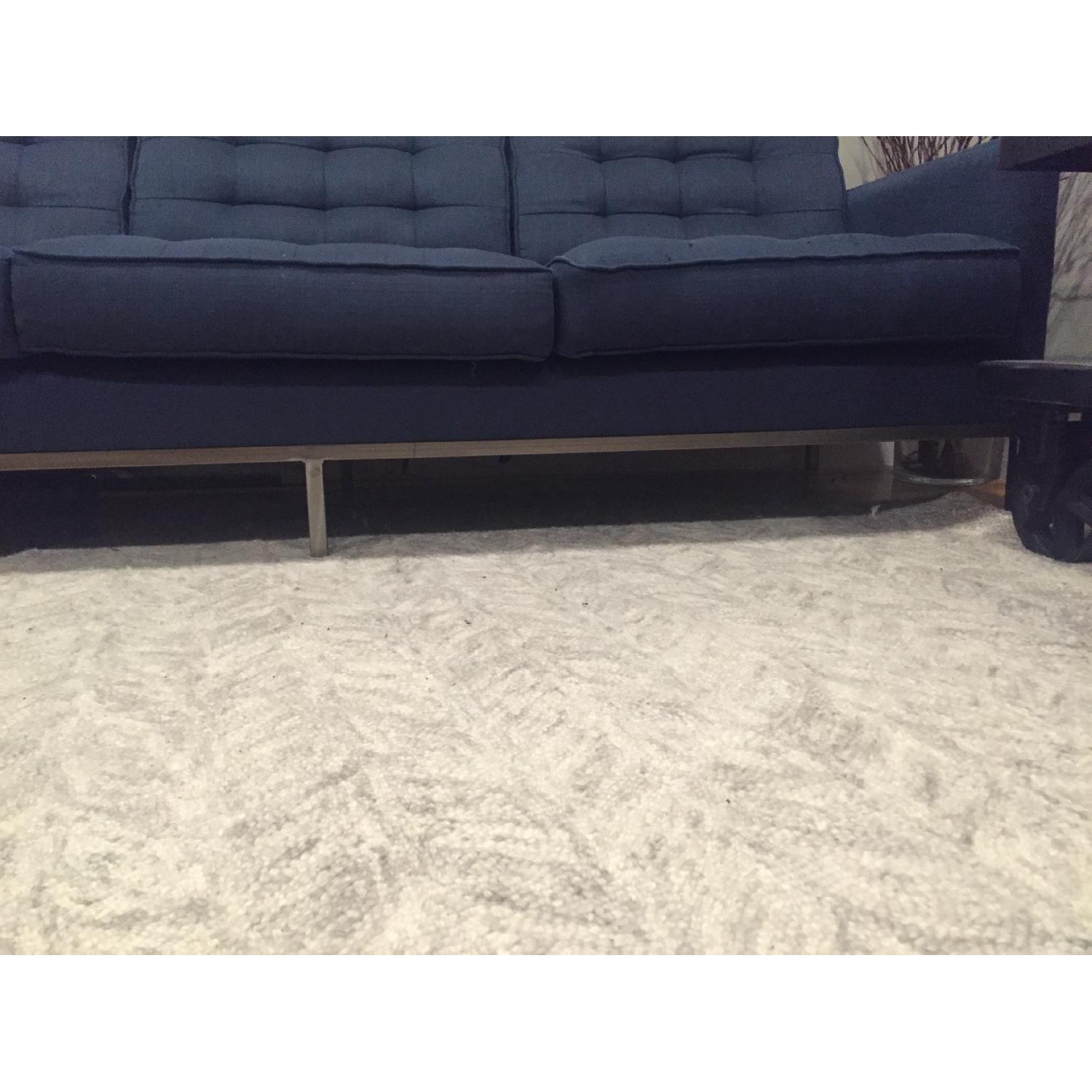 West Elm Vines Round Wool Rug - image-4