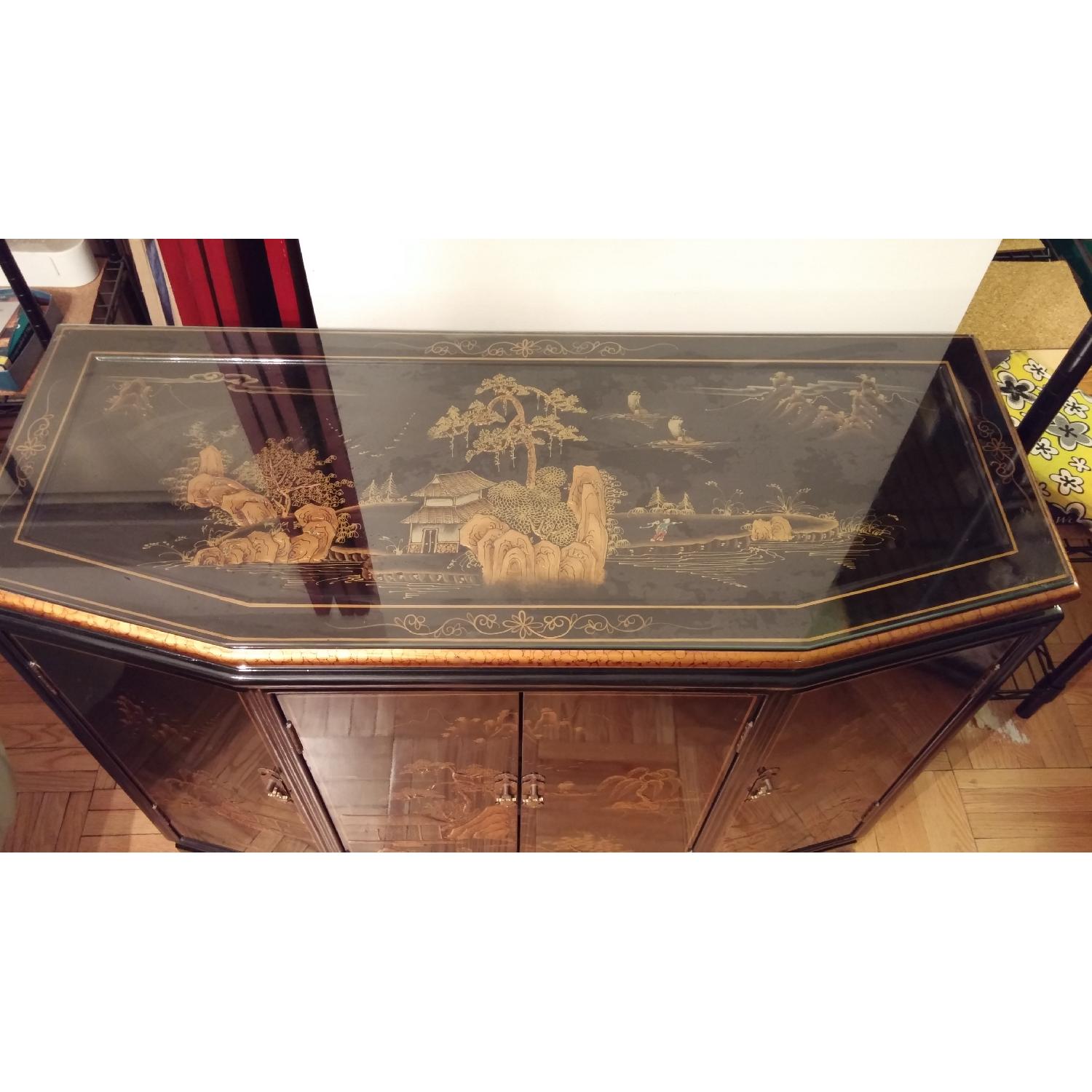 Vintage Chinese Lacquer Cabinet - image-2