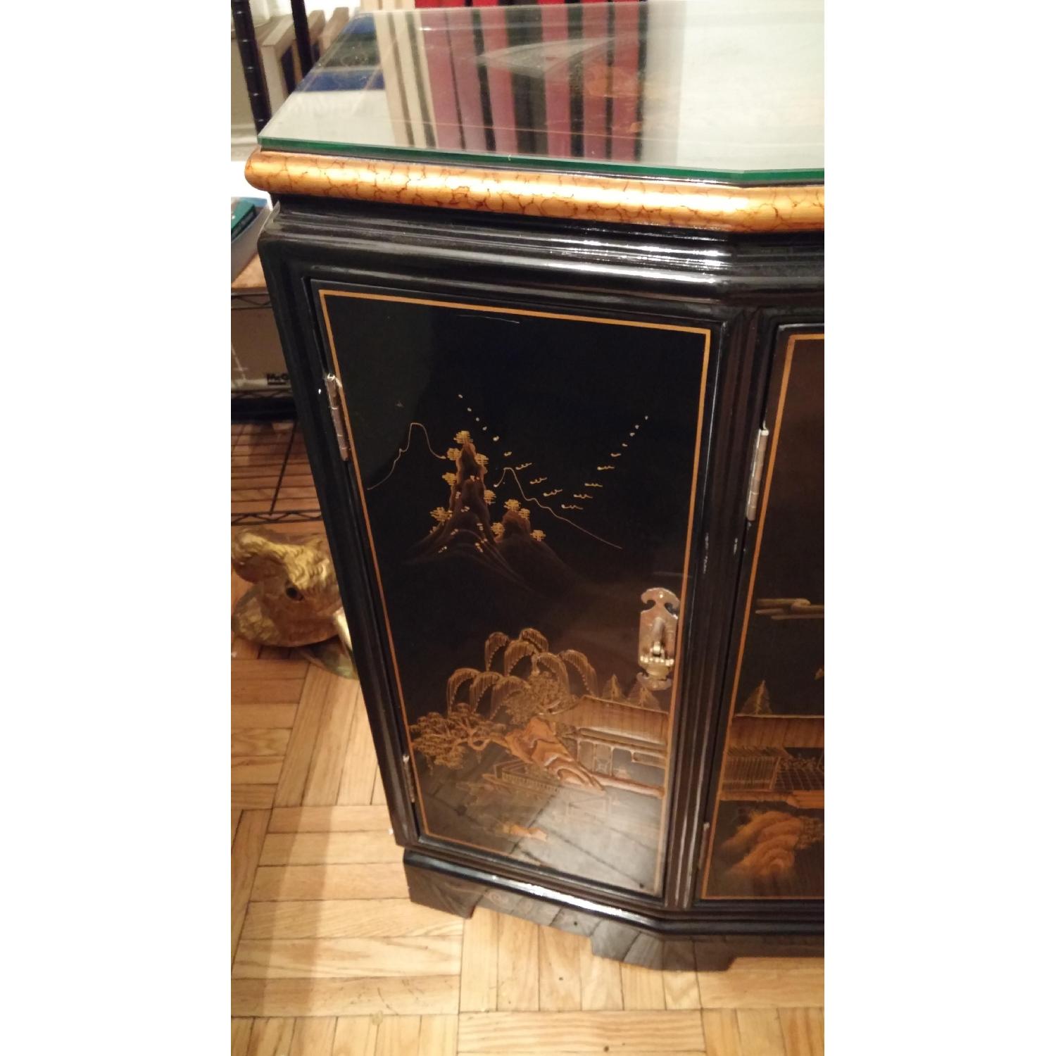 Vintage Chinese Lacquer Cabinet - image-3
