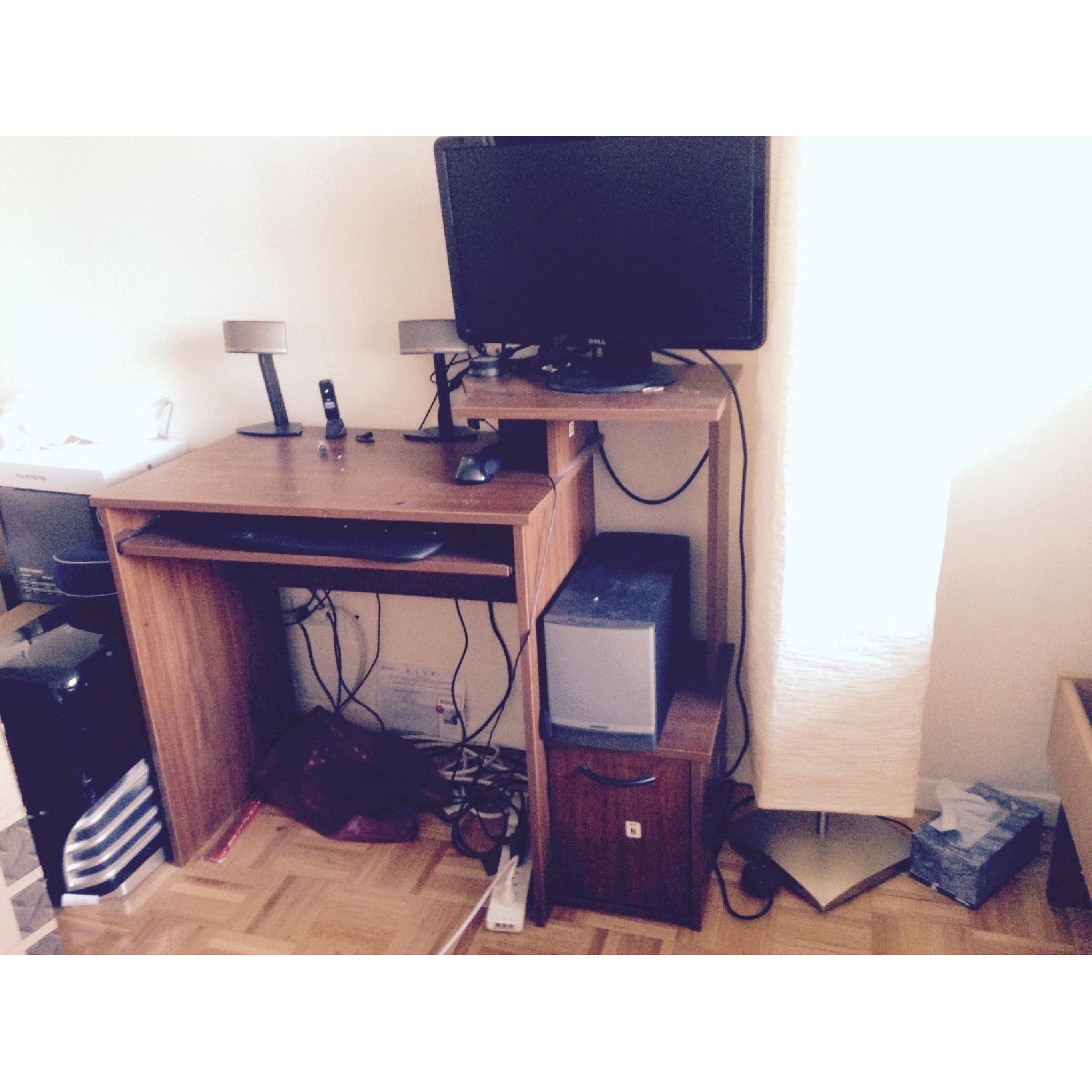 Computer Table w/ Chair - image-1