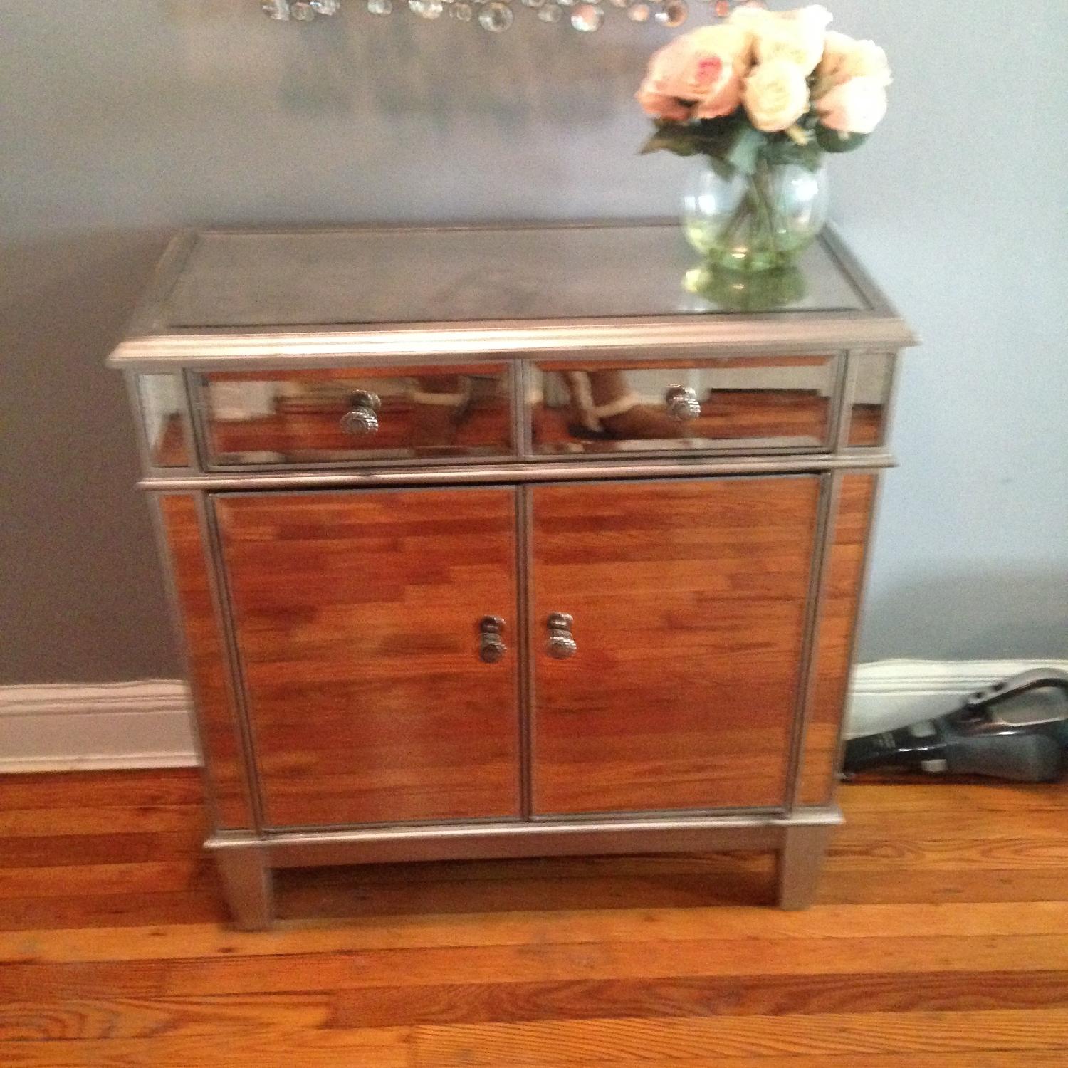 Pier 1 Hayworth Mirrored Bedside Chest - image-2