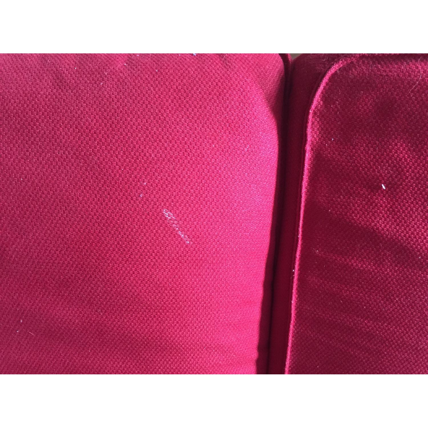 Red Ikea Sofa AptDeco