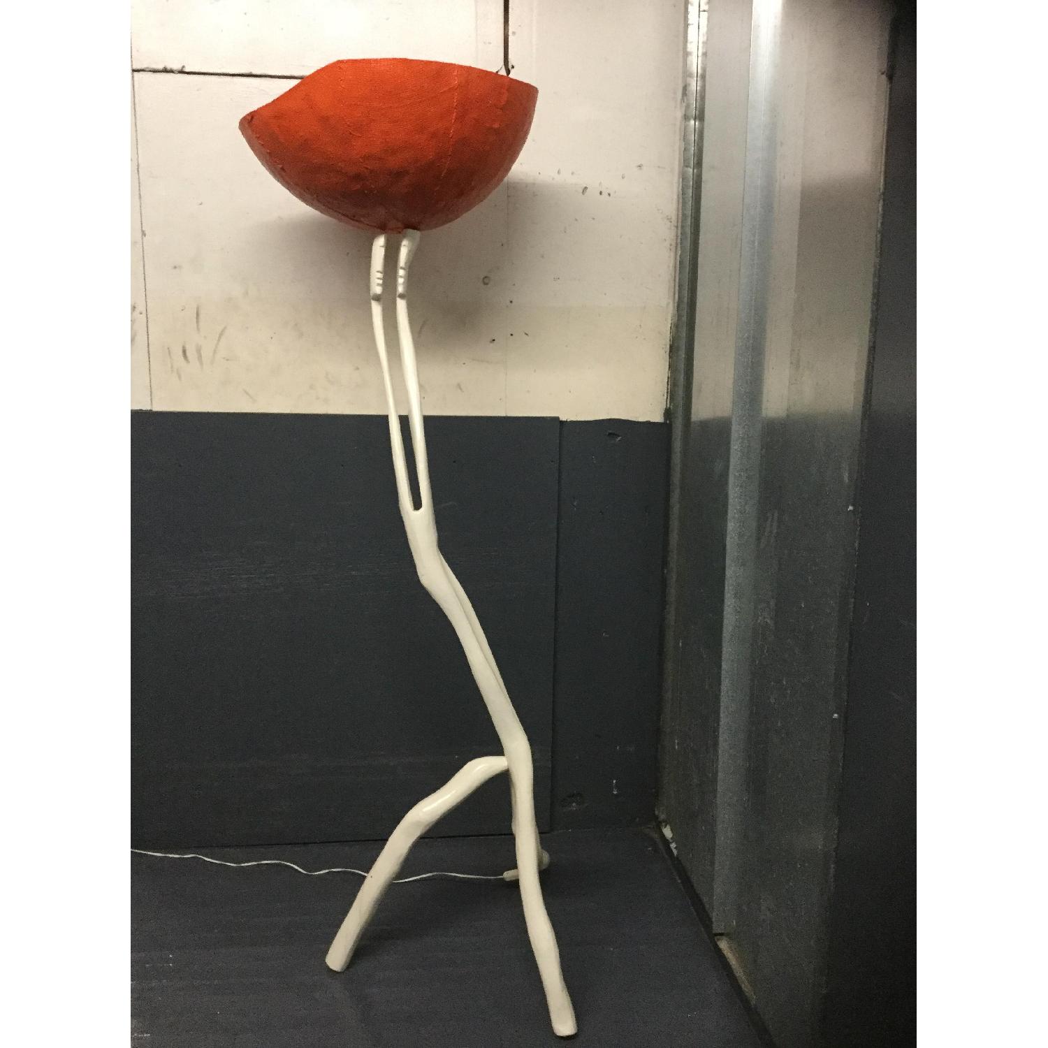Custom Made Wood Carved Lamp - image-2