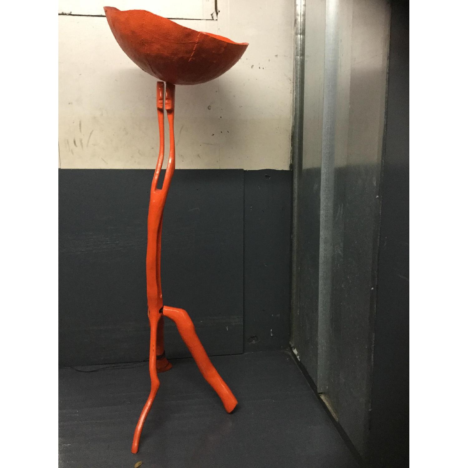 Custom Made Wood Carved Lamp - image-3