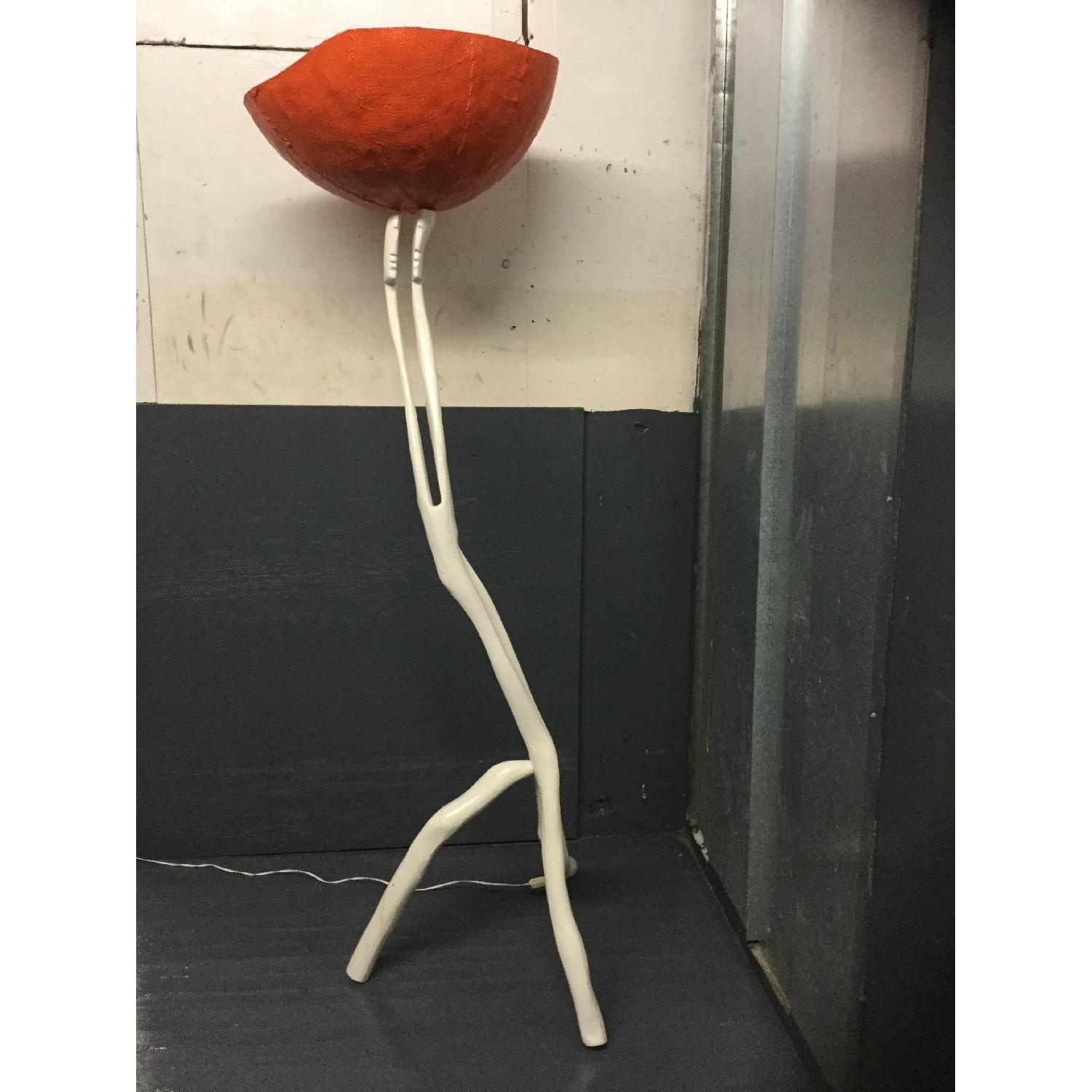 Custom Made Wood Carved Lamp - image-4