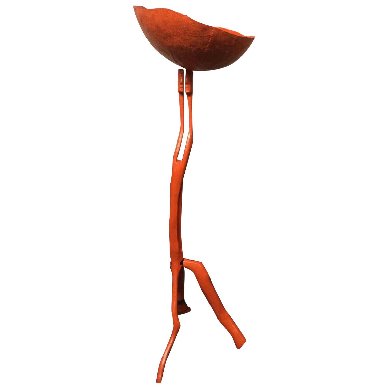 Custom Made Wood Carved Lamp - image-6