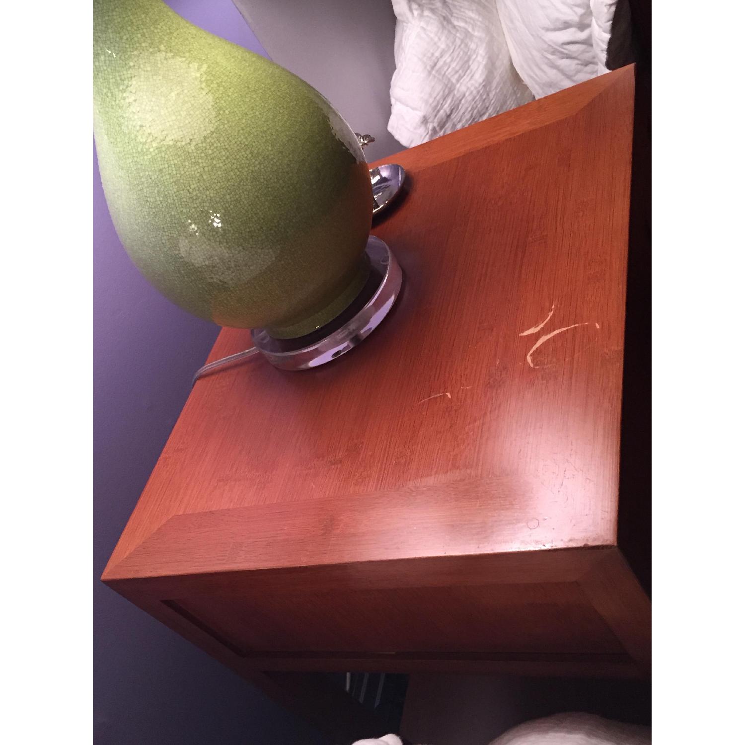 Crate & Barrel Bento Honey Nightstand - image-2