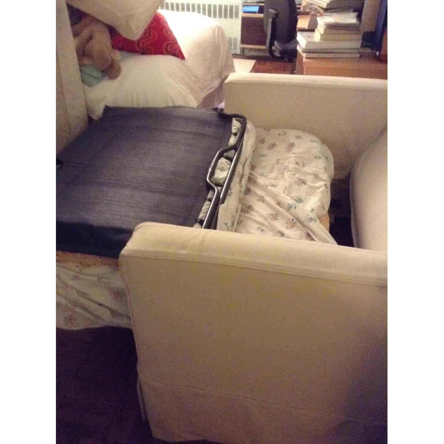 Crate & Barrel Twin Sleeper Chair & a Half - image-5