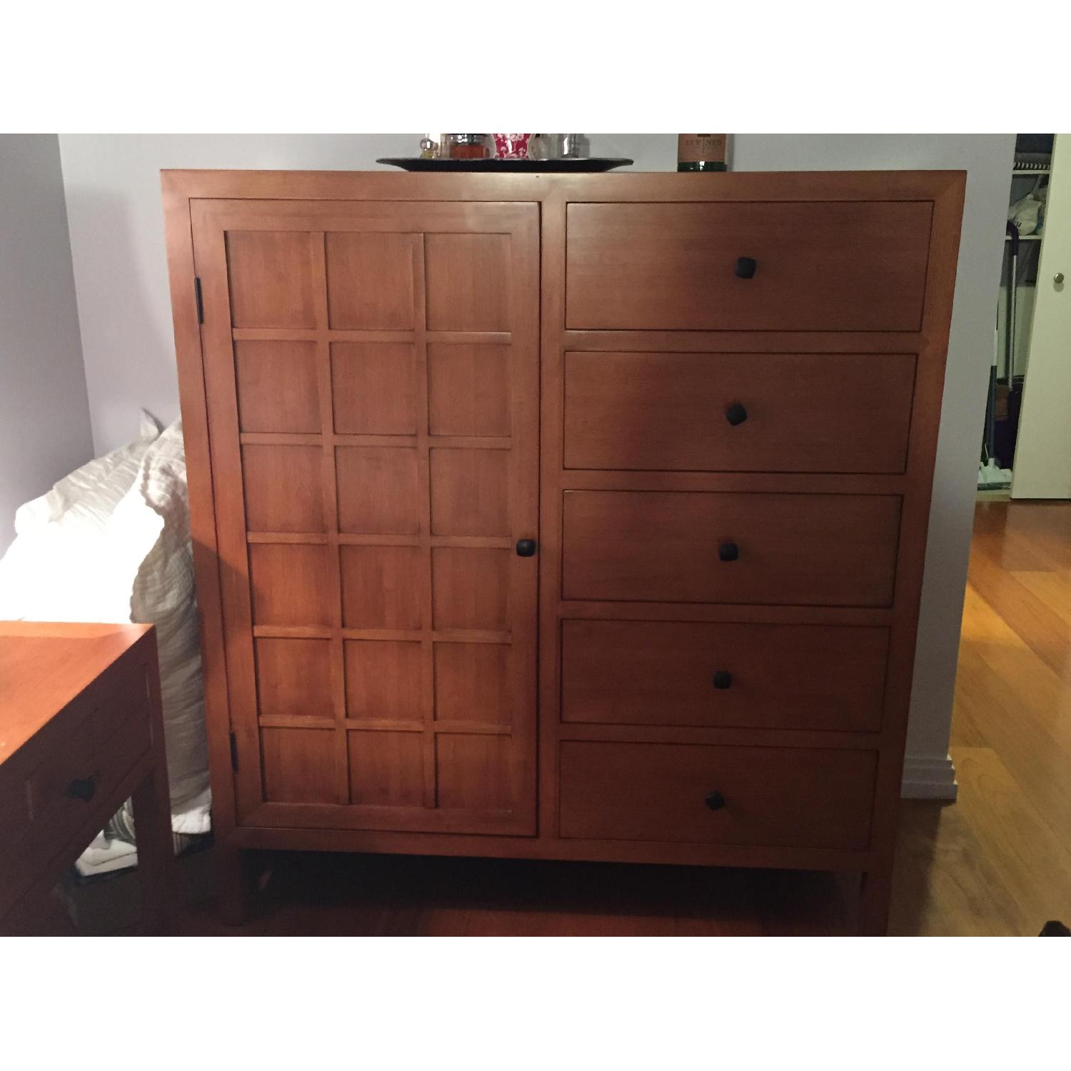 Crate & Barrel Bento Honey Chifforobe - image-1