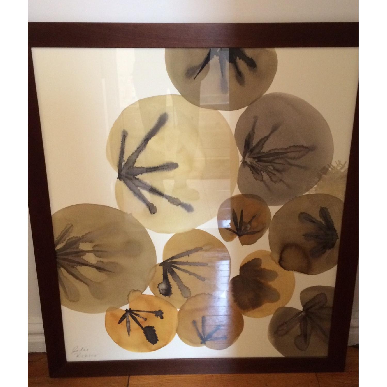 Crate & Barrel Lily Pads Wall Art - image-1