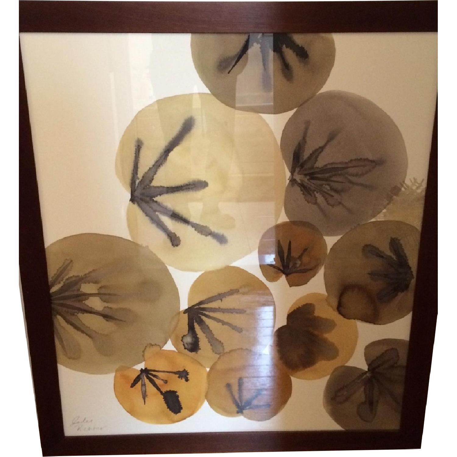 Crate & Barrel Lily Pads Wall Art - image-0