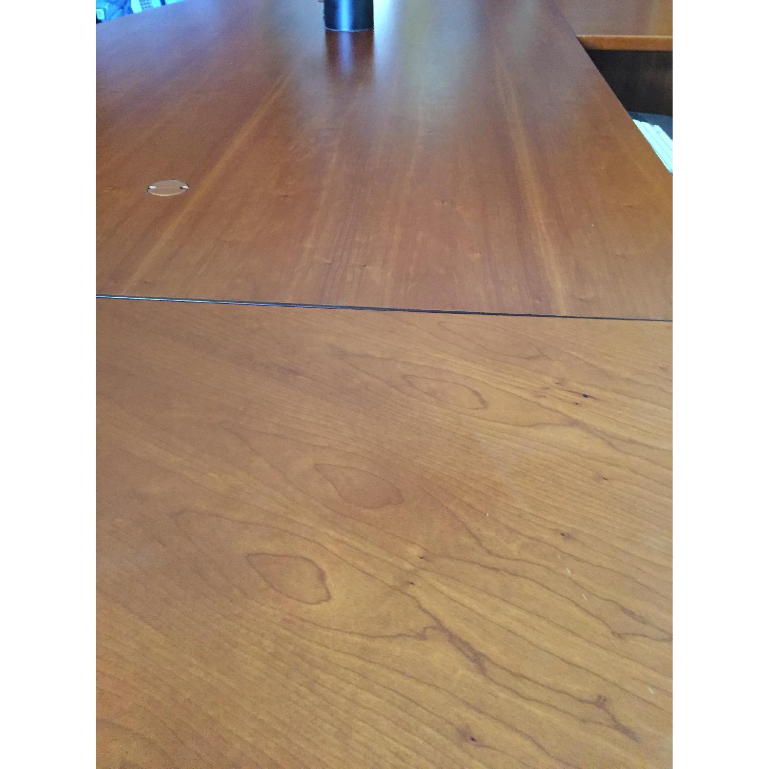 Scandinavian Design Executive Desk - Cherry - image-4