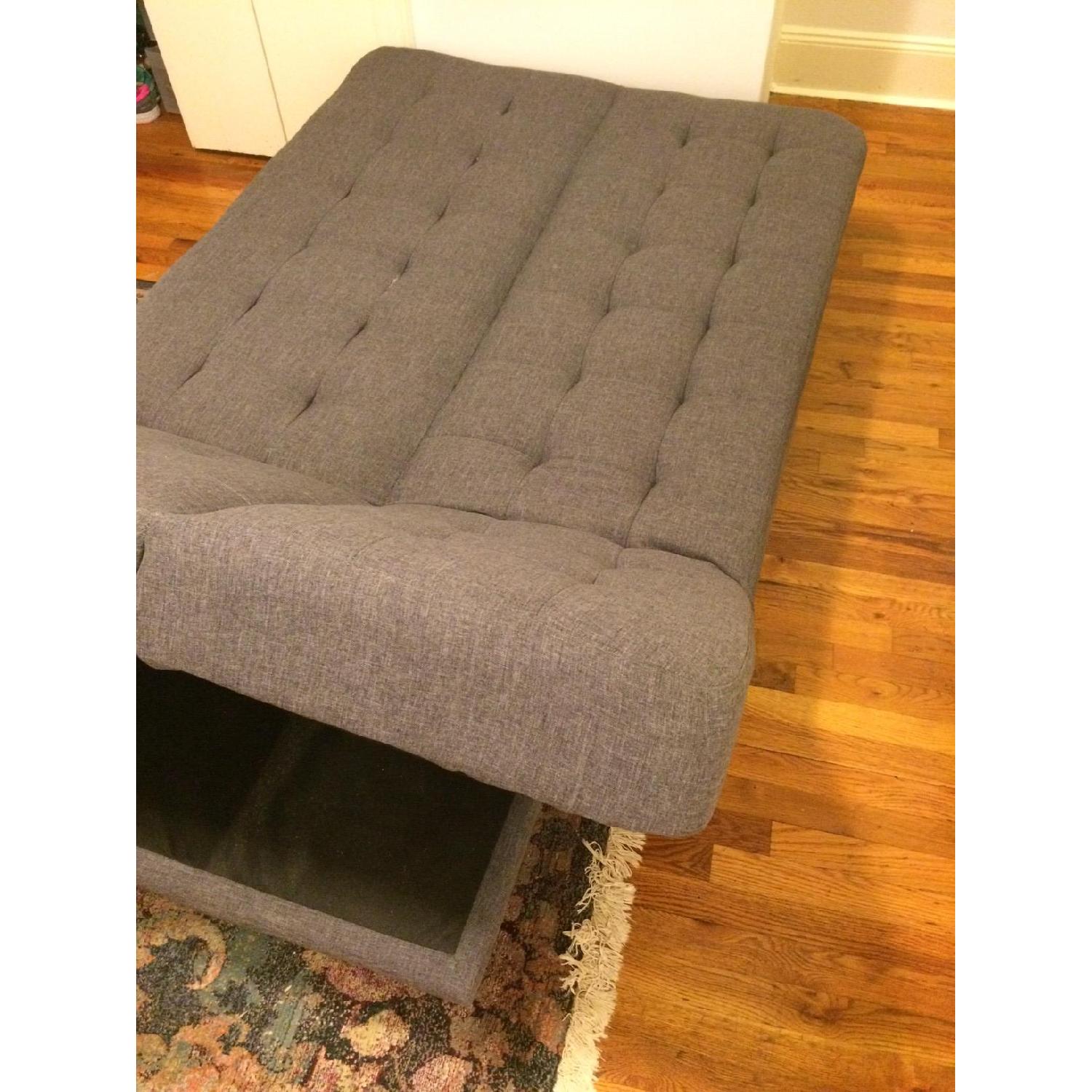 Target Metropolitan Grey Futon - image-4