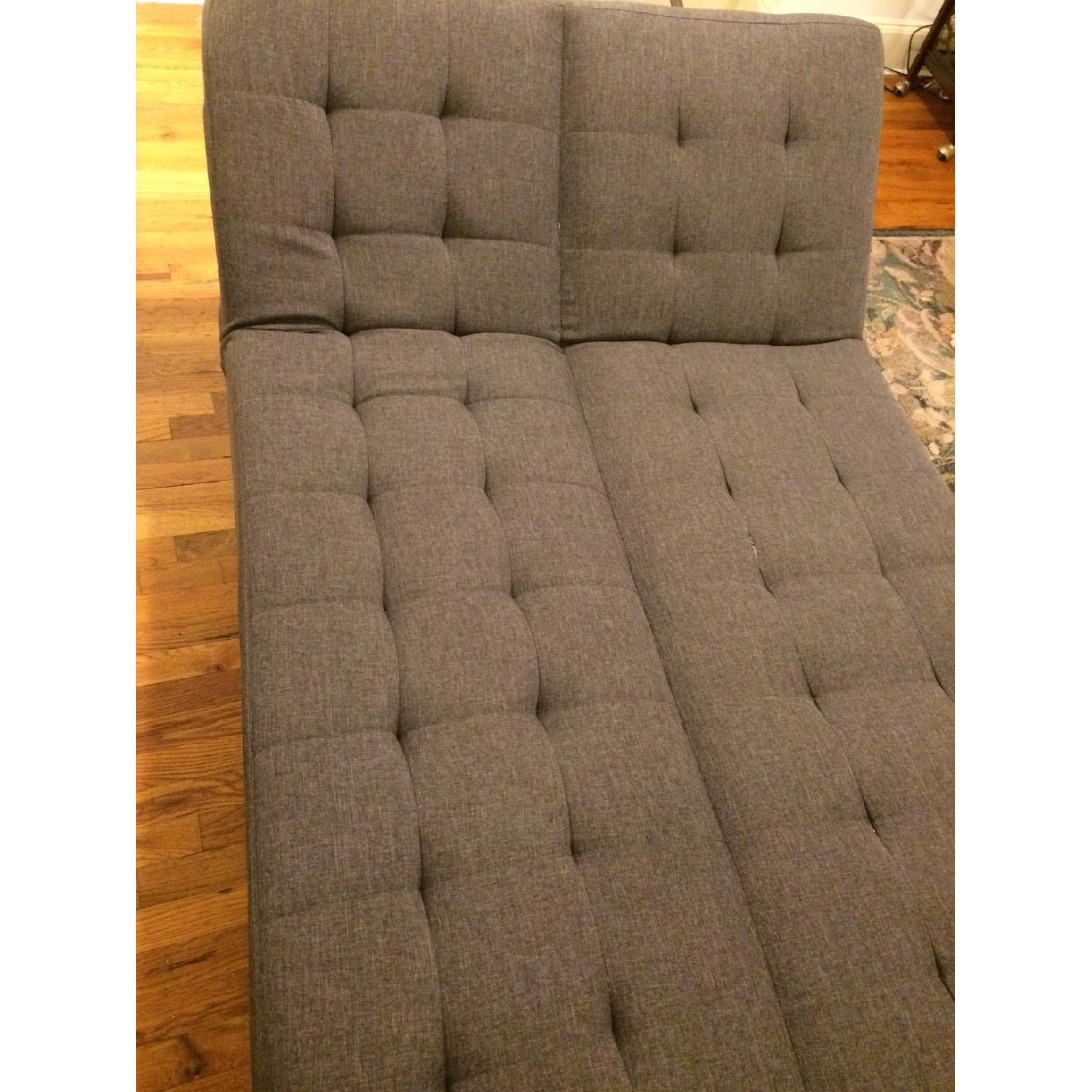 Target Metropolitan Grey Futon - image-5
