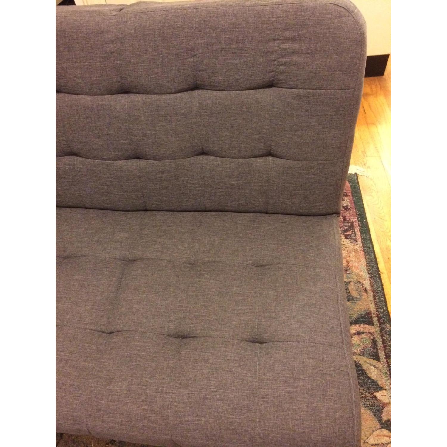 Target Metropolitan Grey Futon - image-6