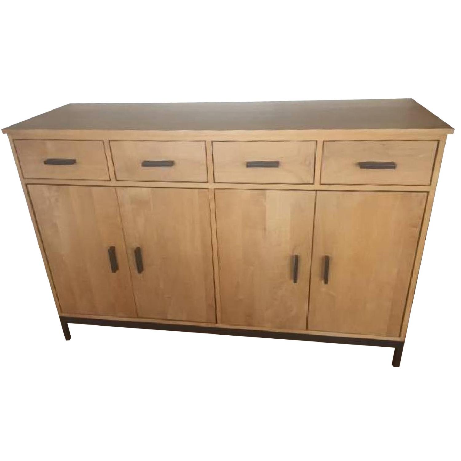 Restoration Hardware Wood & Metal Sideboard / Buffet AptDeco