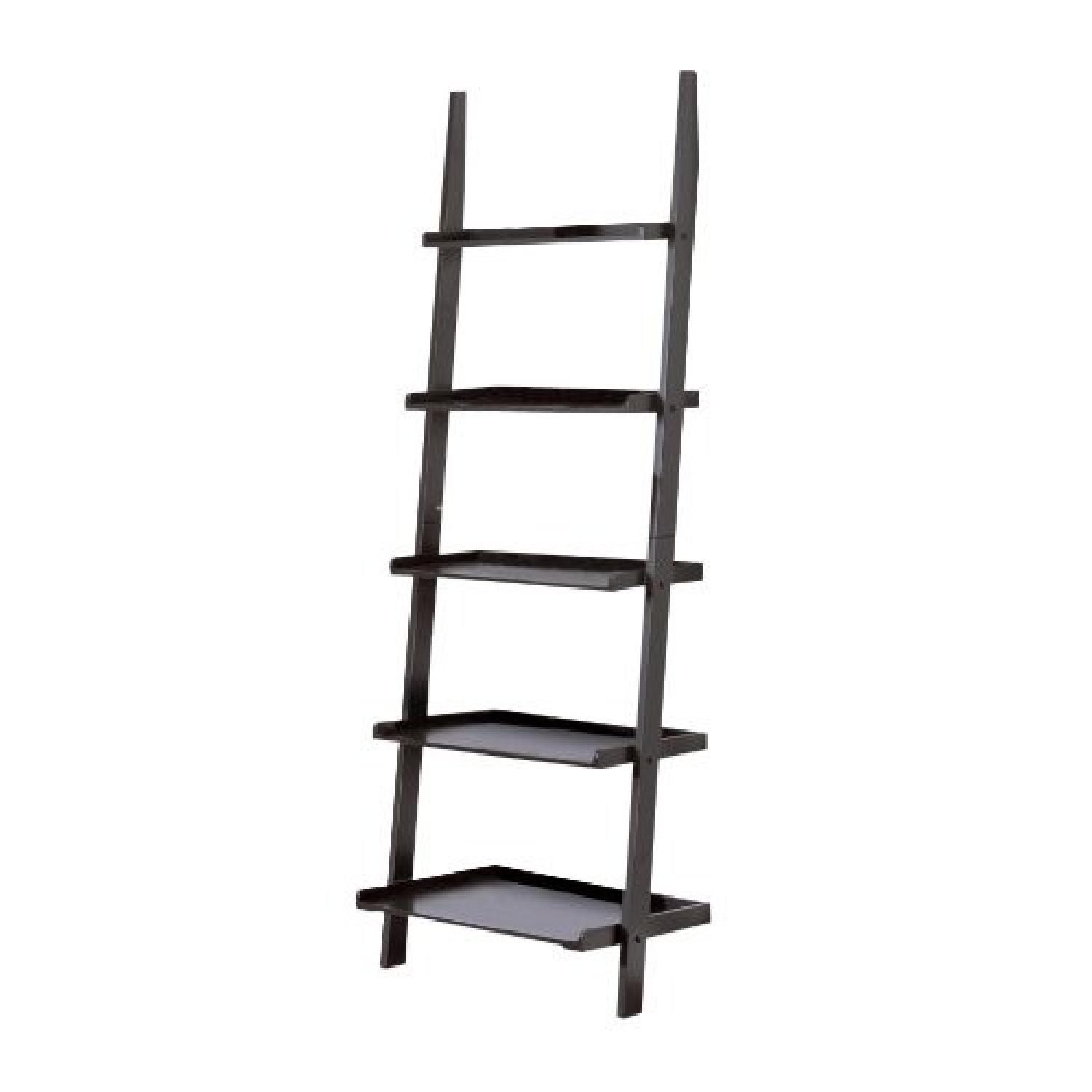 Leaning Bookshelf Pair AptDeco