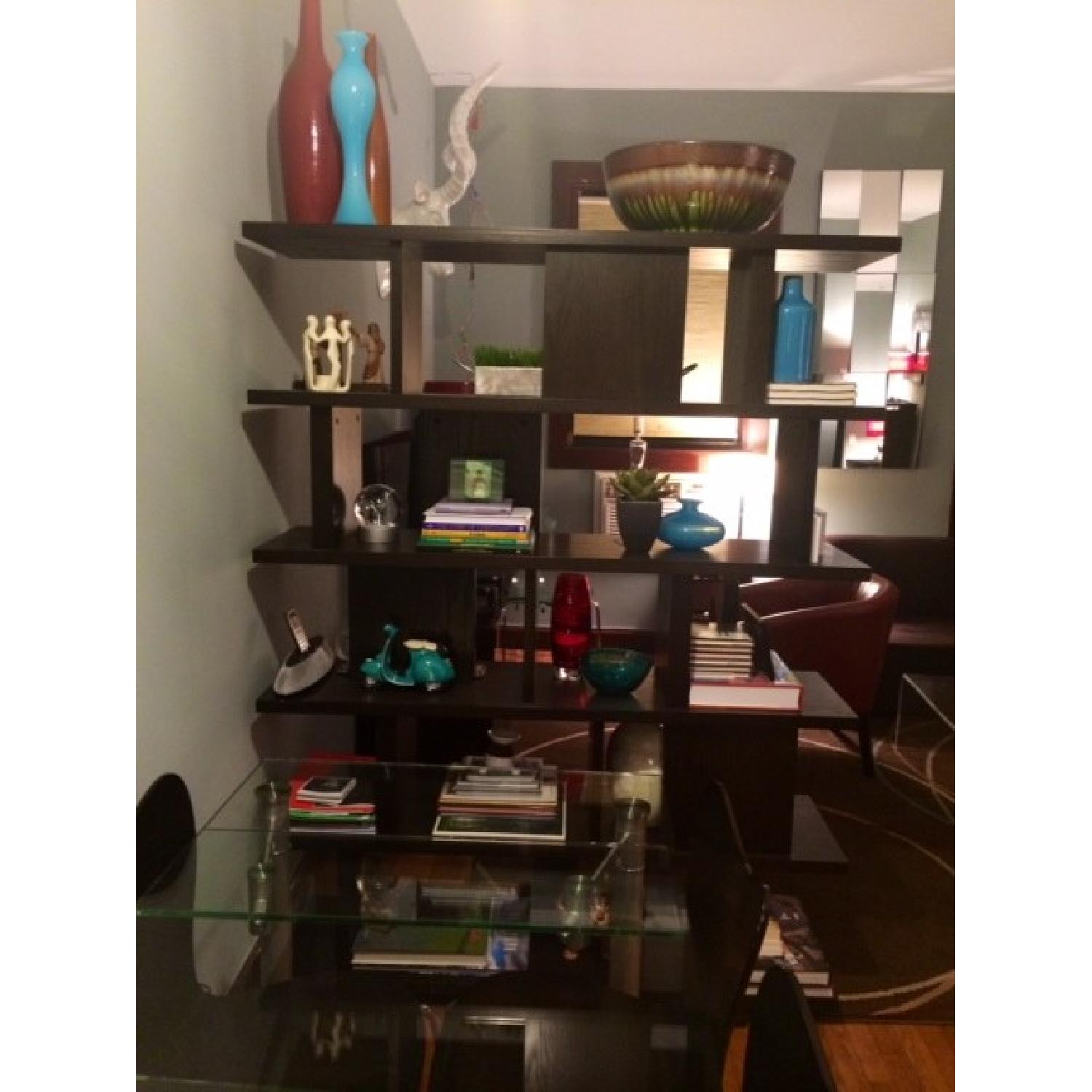 West Elm See-Through Bookcase - image-4