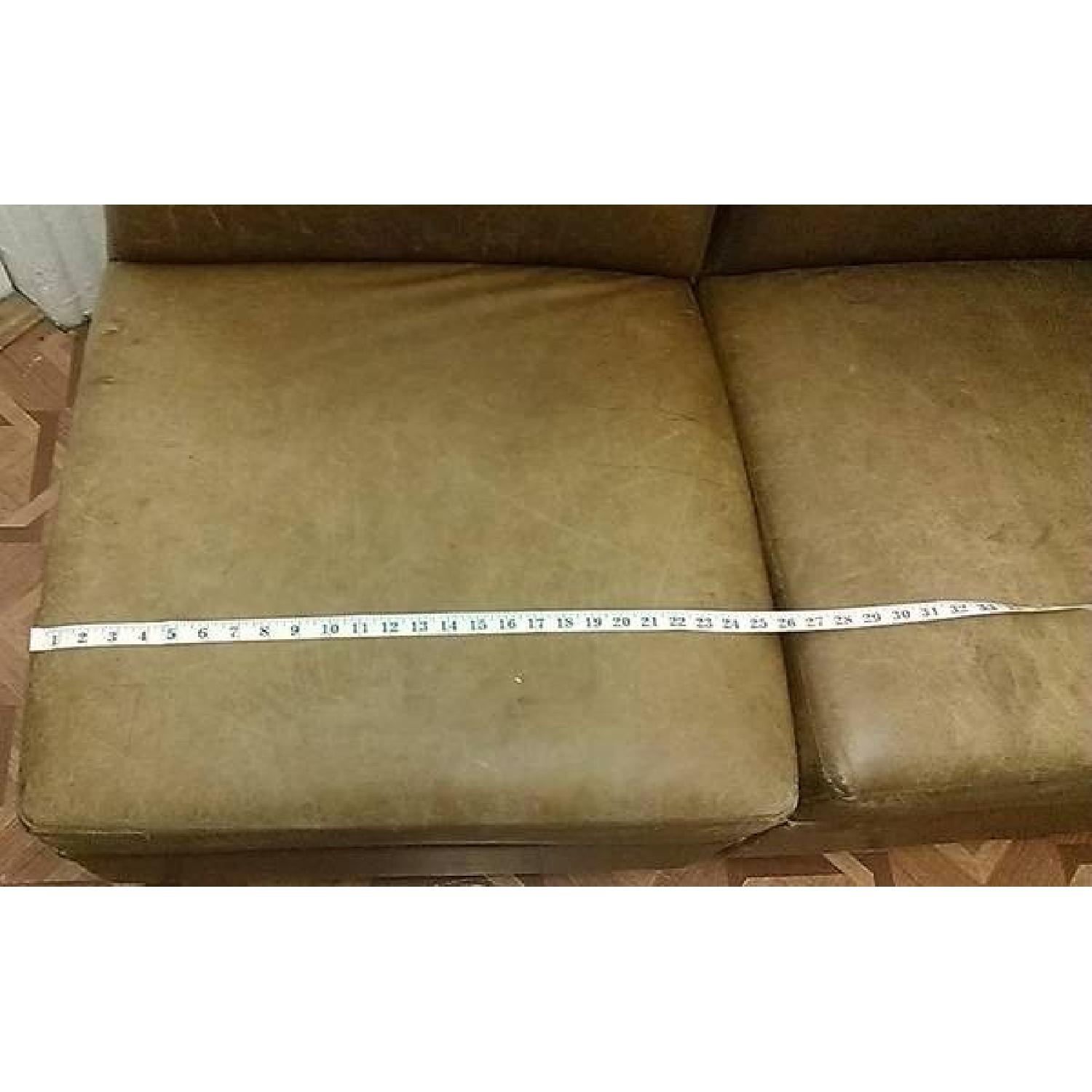 Two Leather Pottery Barn Chairs - image-3