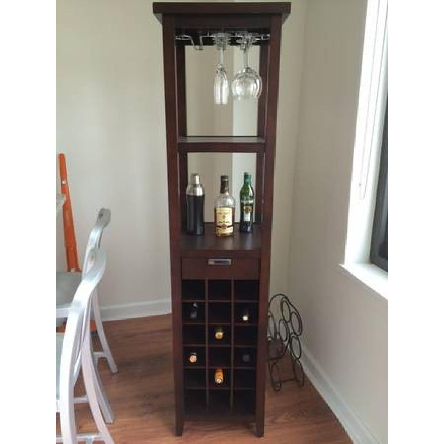 Crate and Barrel Madison Wine Tower - image-1
