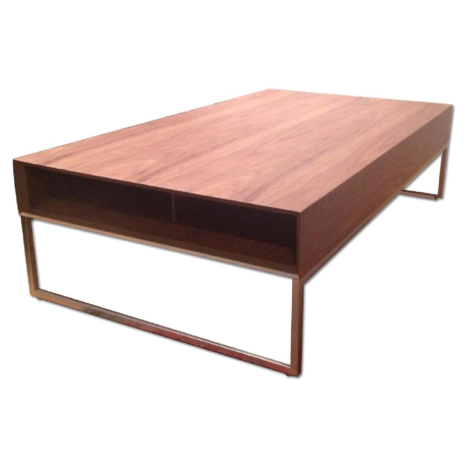 BoConcept Occa Walnut Coffee Table - AptDeco