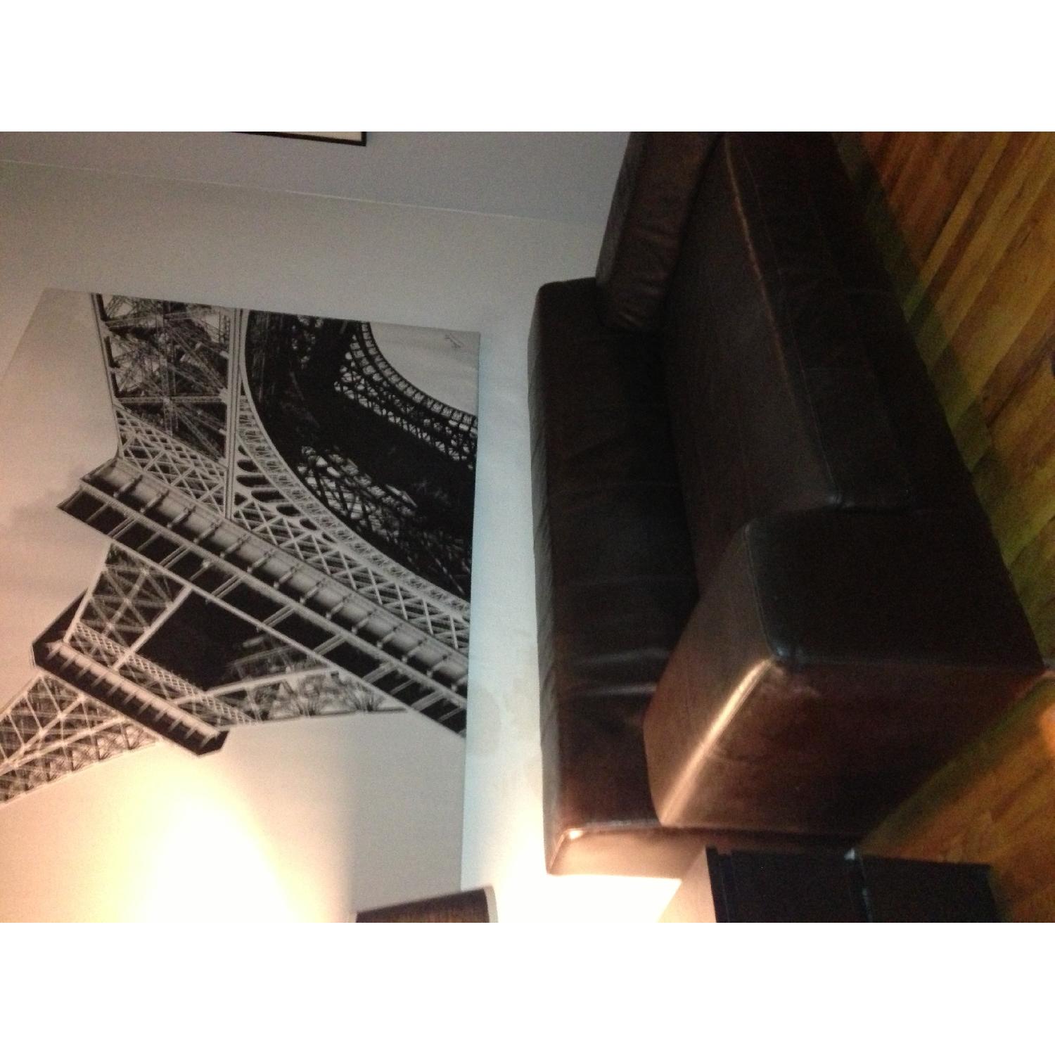 Ikea Leather Sofa - image-3