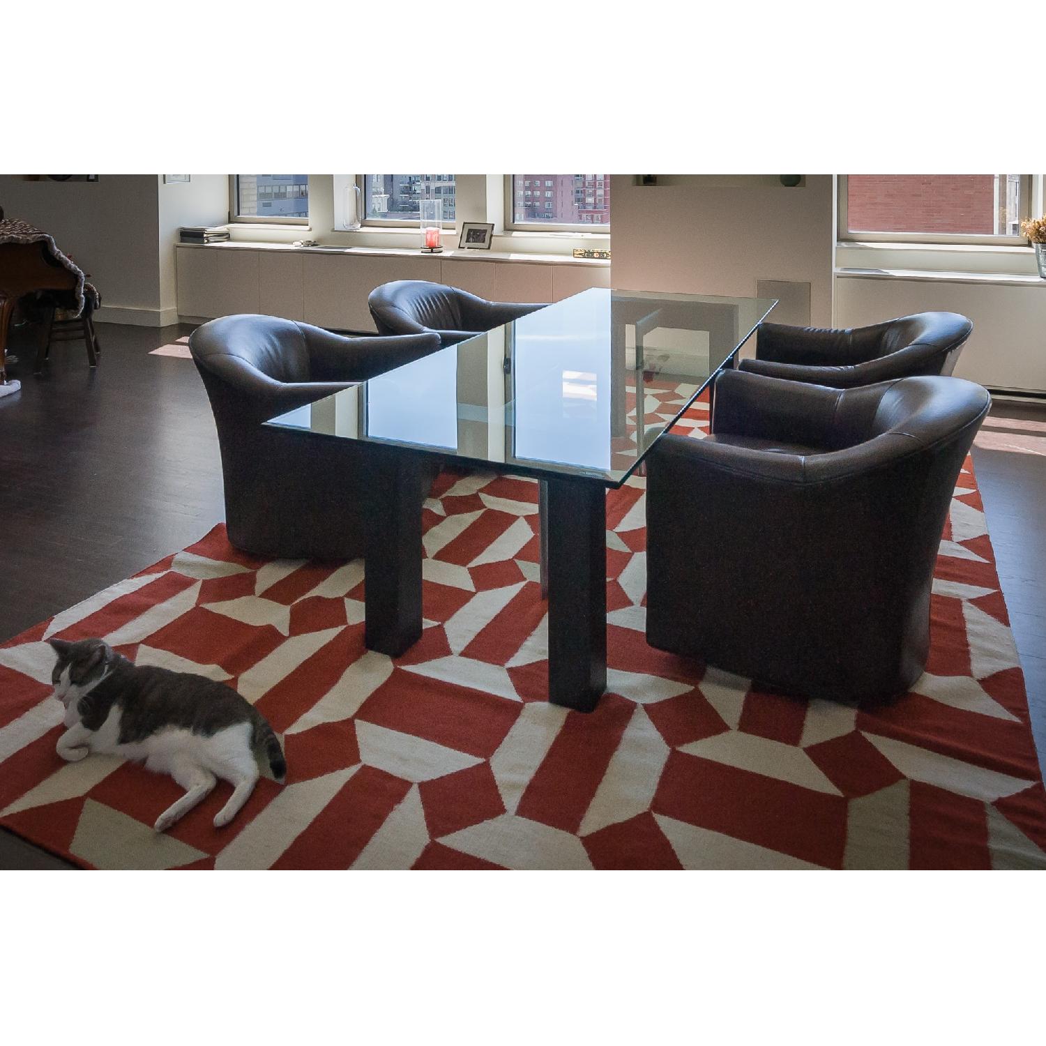 Large Glass Dining Table - image-2