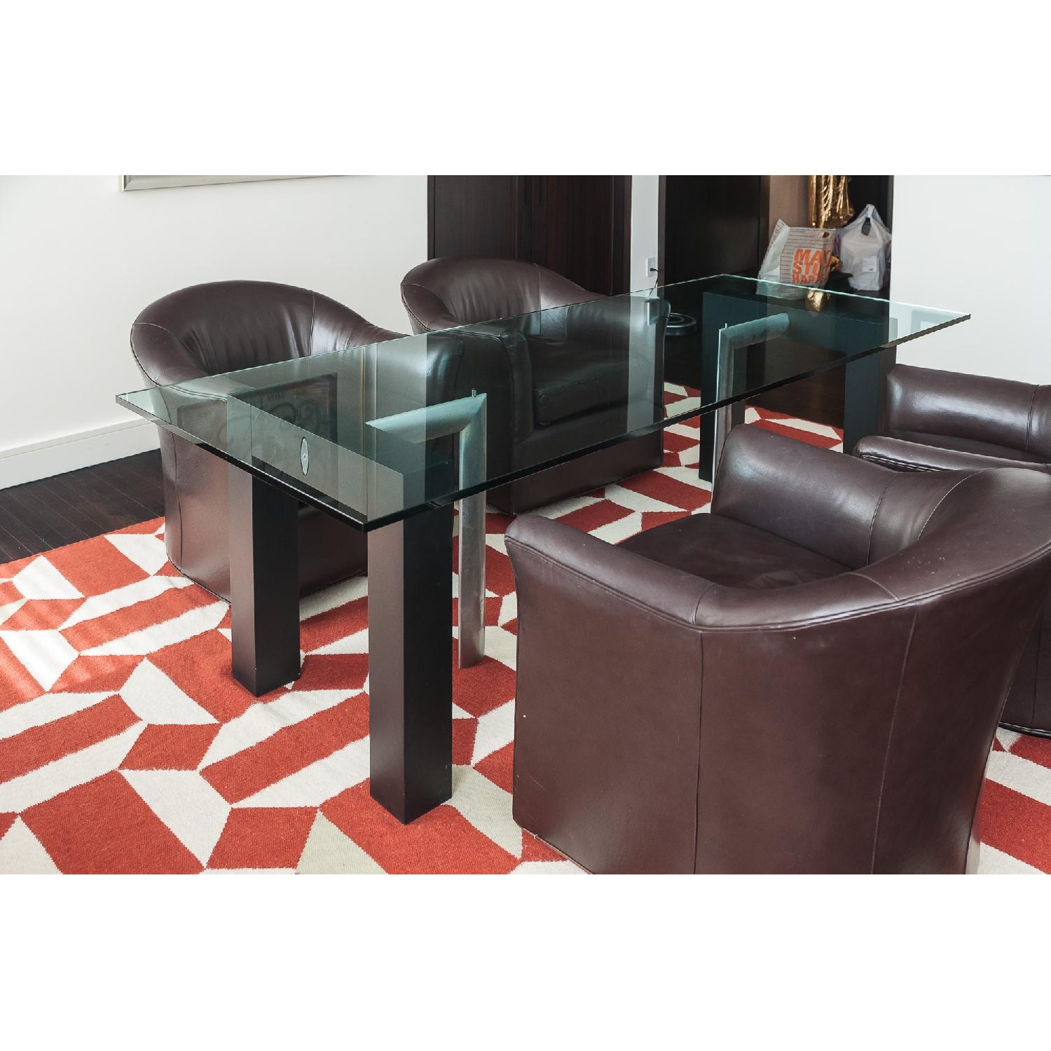 Large Glass Dining Table - image-5