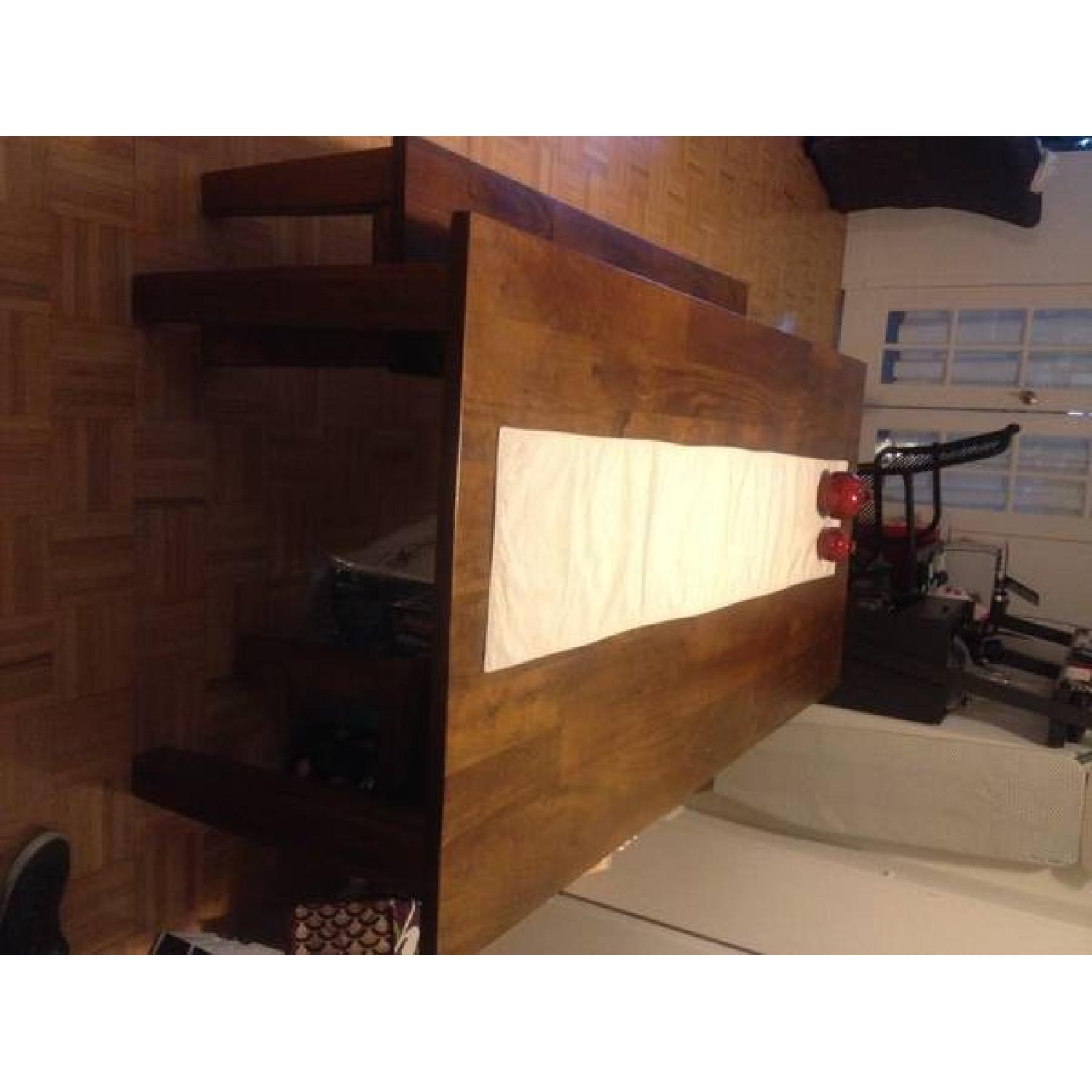 Crate & Barrel Basque Honey Dining Table Set - image-2