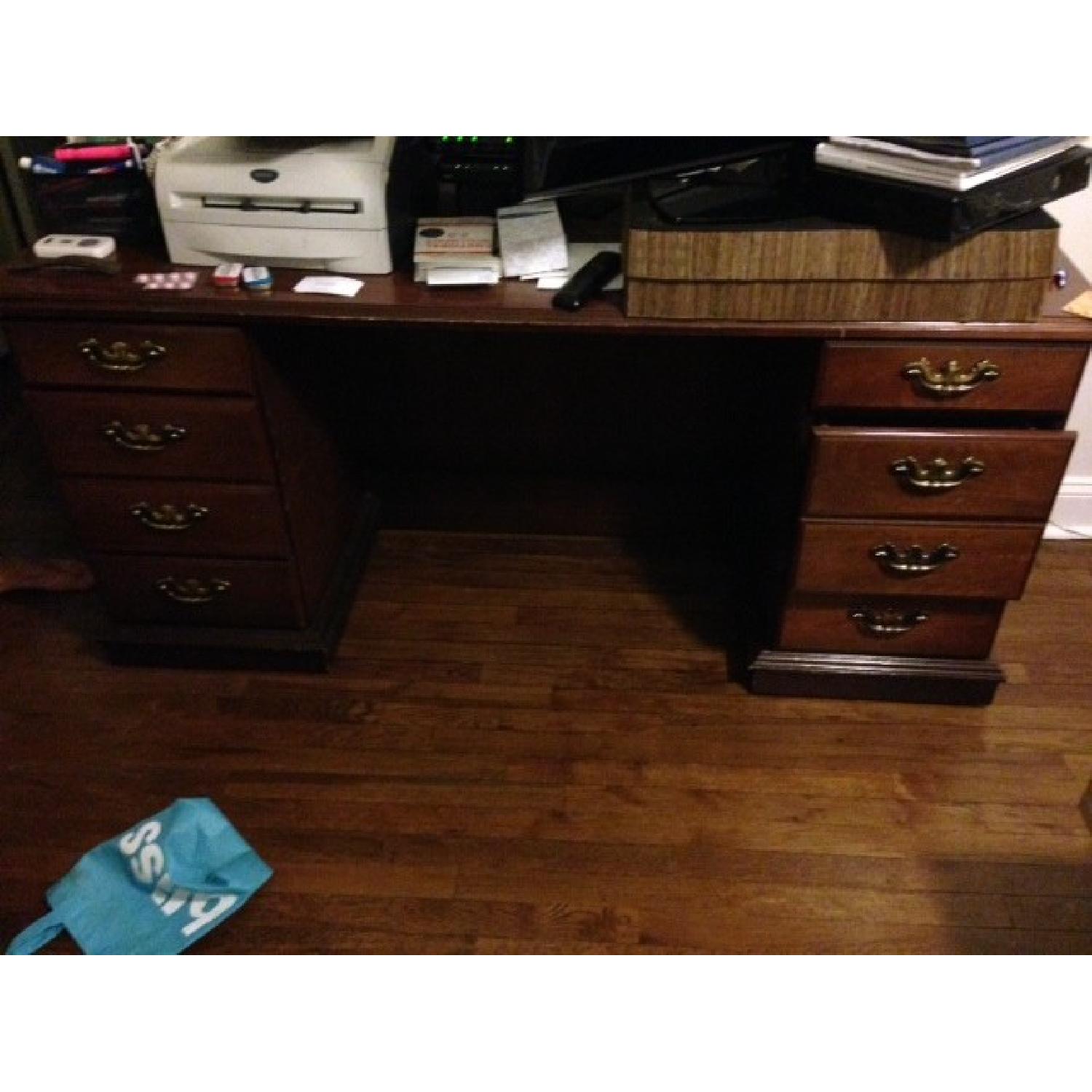 Large Wooden Desk - image-2