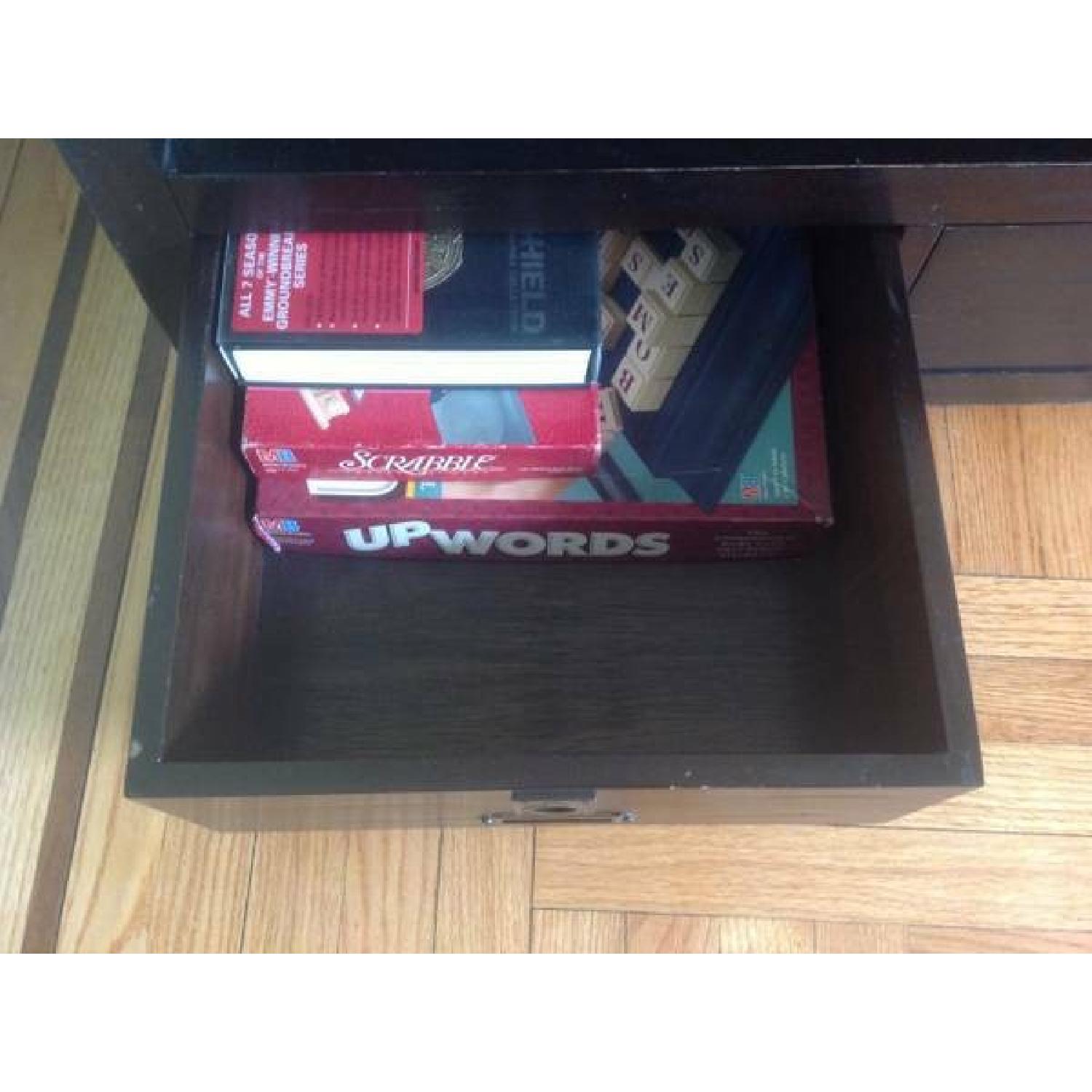 Pottery Barn Mahogany Rhys Coffee Table - image-2