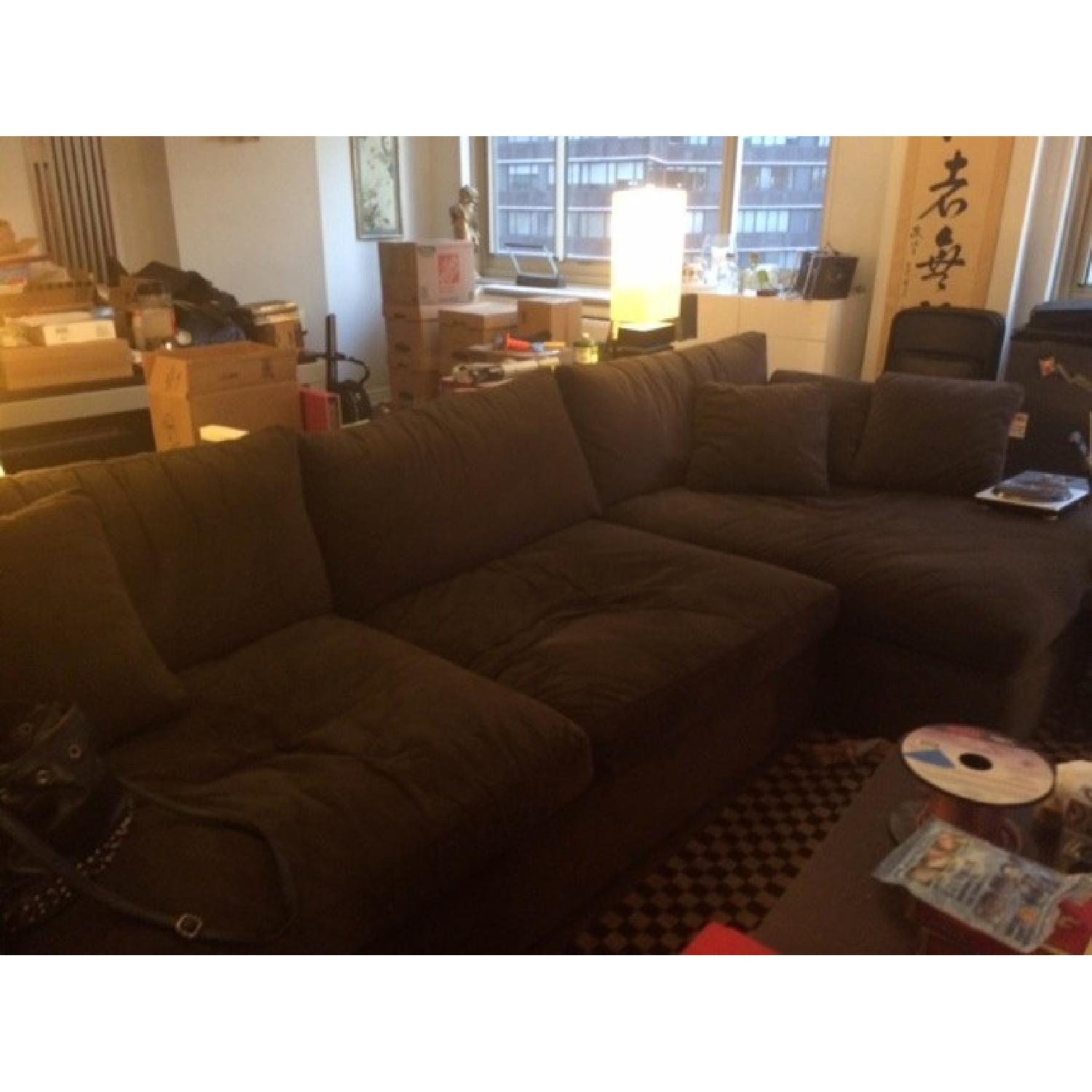 Crate & Barrel Lounge Sectional with Chaise - image-1